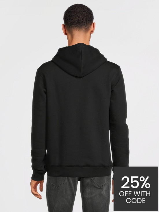 stillFront image of adidas-originals-mens-essential-trefoil-hoodie-nbsp--black
