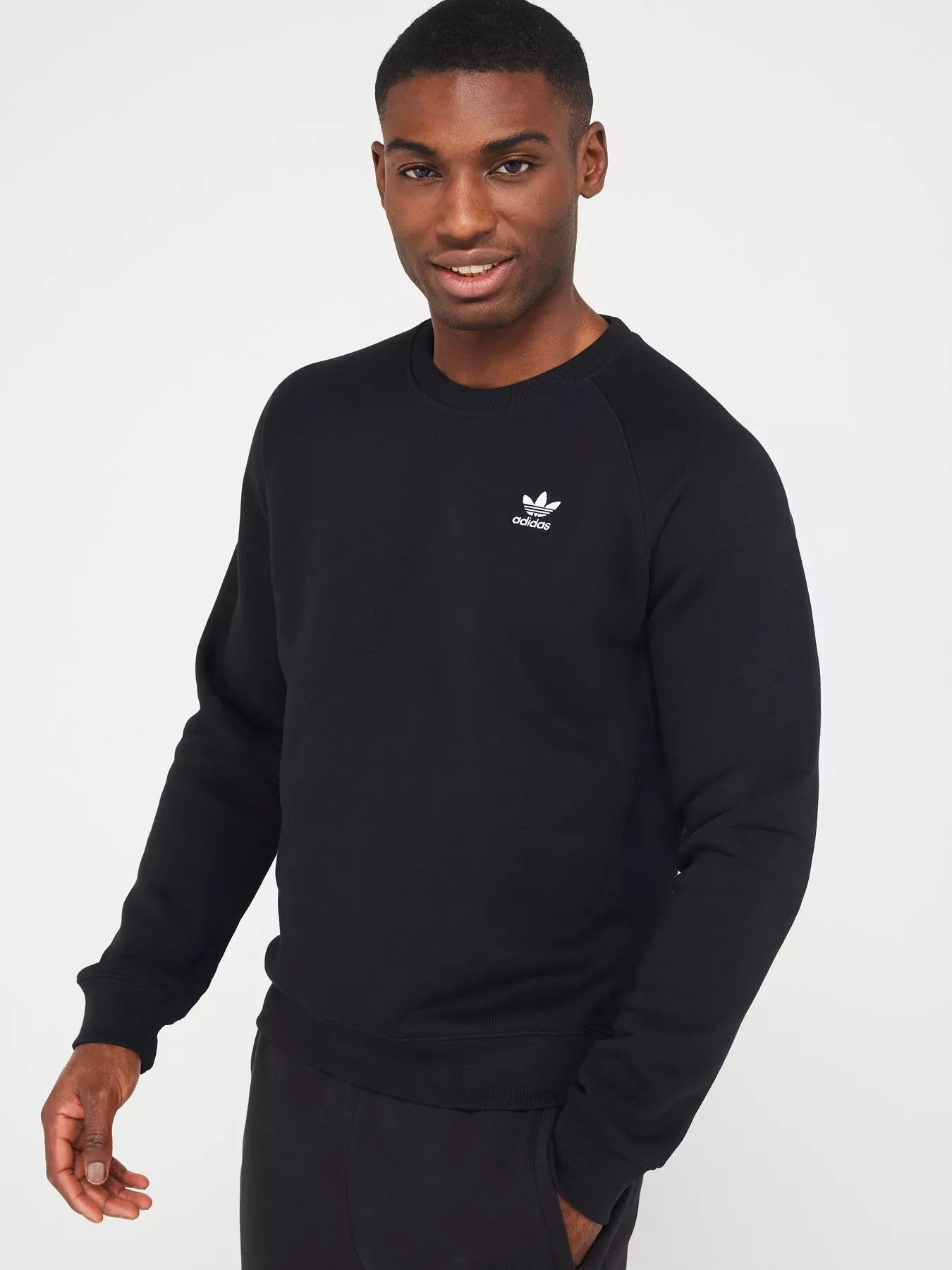 adidas Loose Disney Sweater - Black