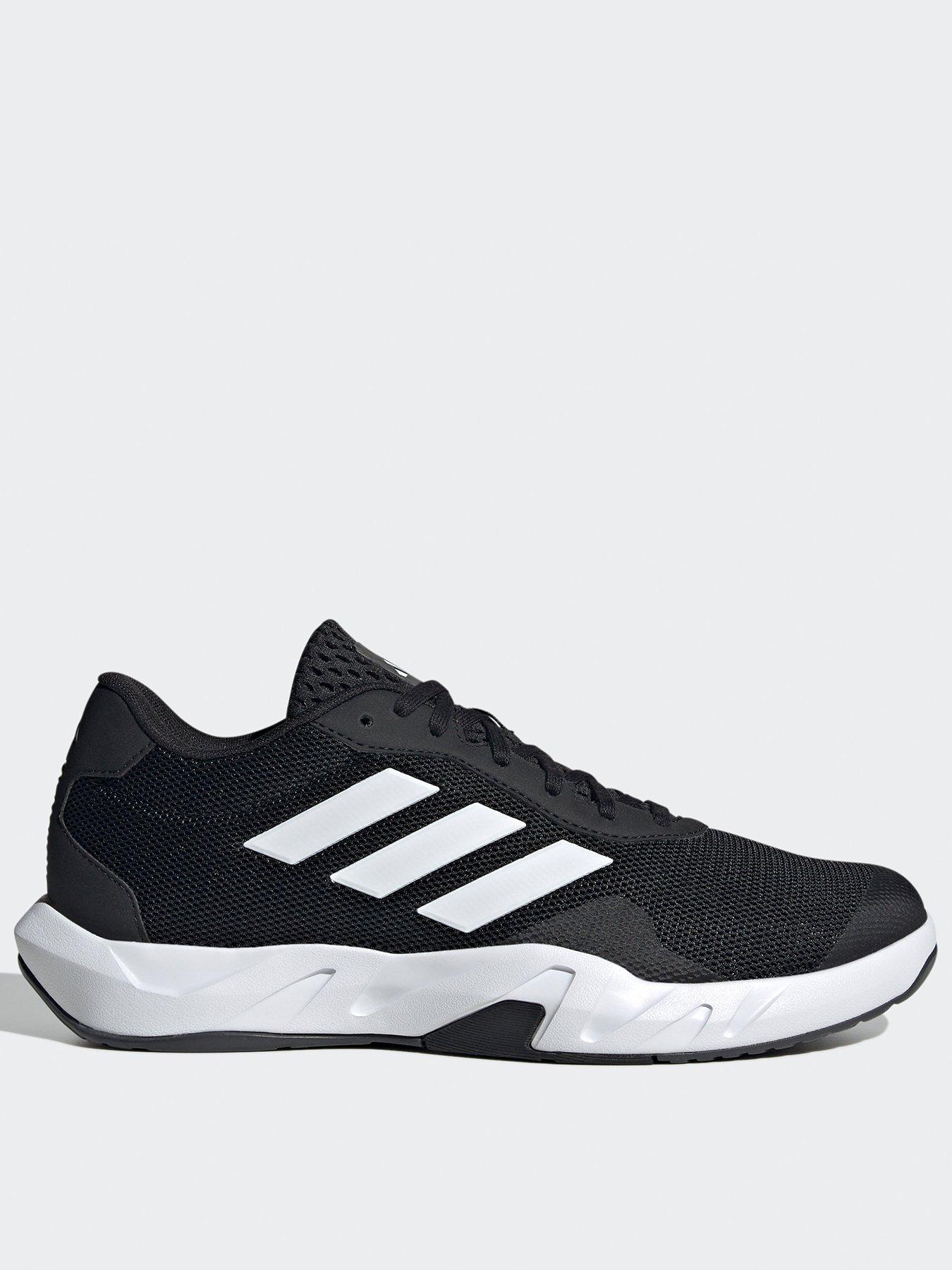 Black and white adidas mens shoes hotsell