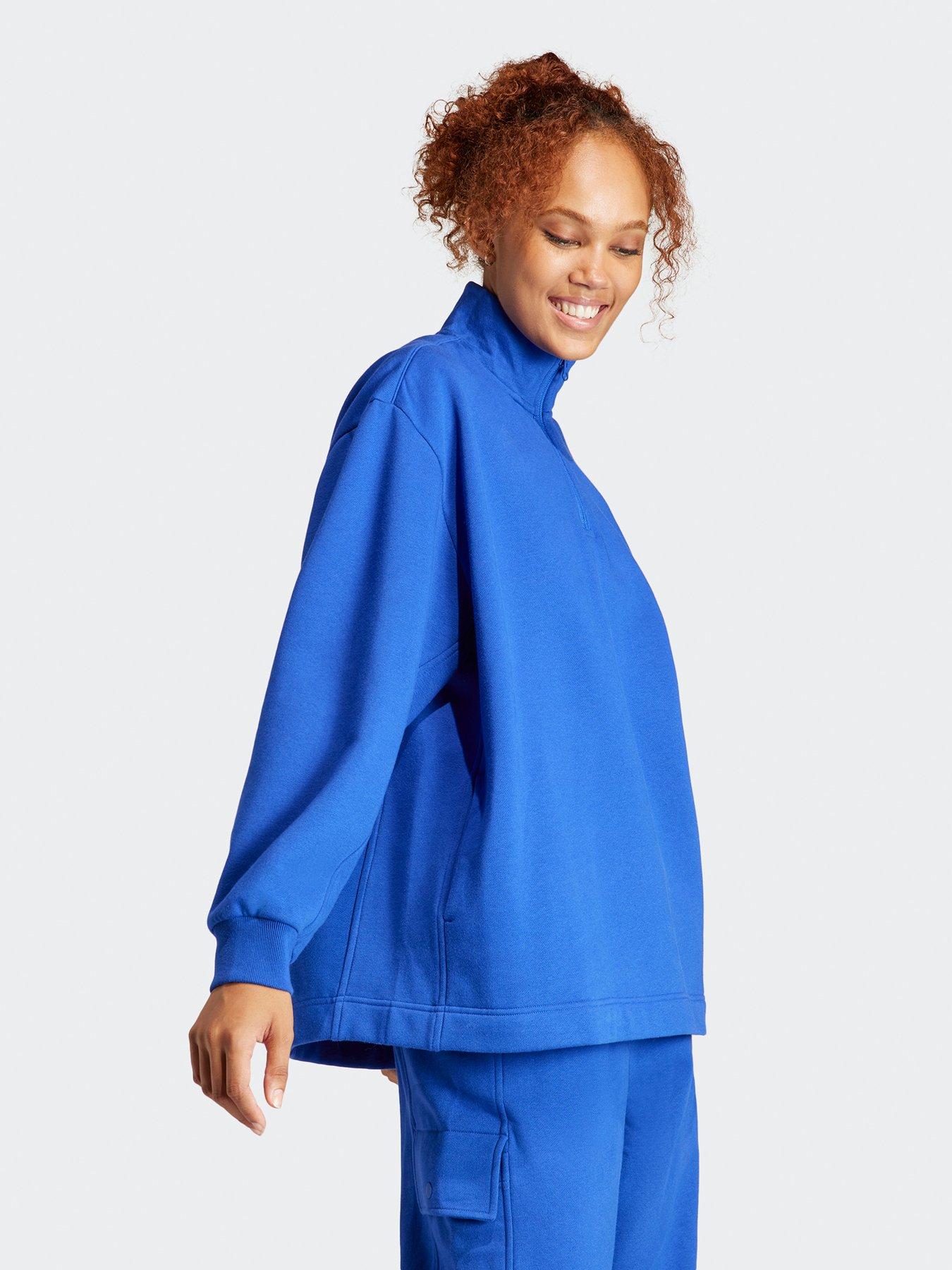 Adidas Sportswear Womens All Szn Quarter Zip Crew  Blue - Very Adidas New In 30th October 2024