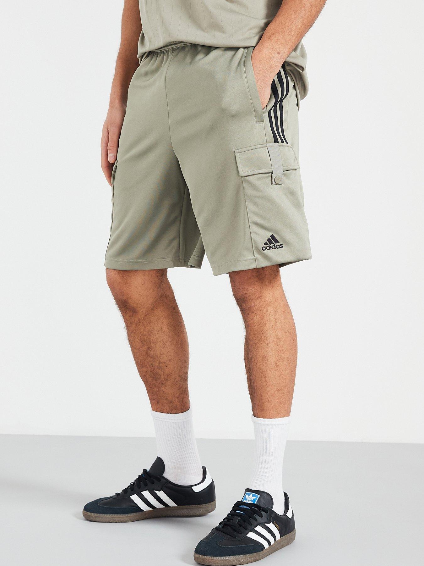 Mens grey adidas clearance shorts