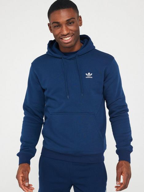 adidas-originals-mens-essential-trefoil-hoodie-navy