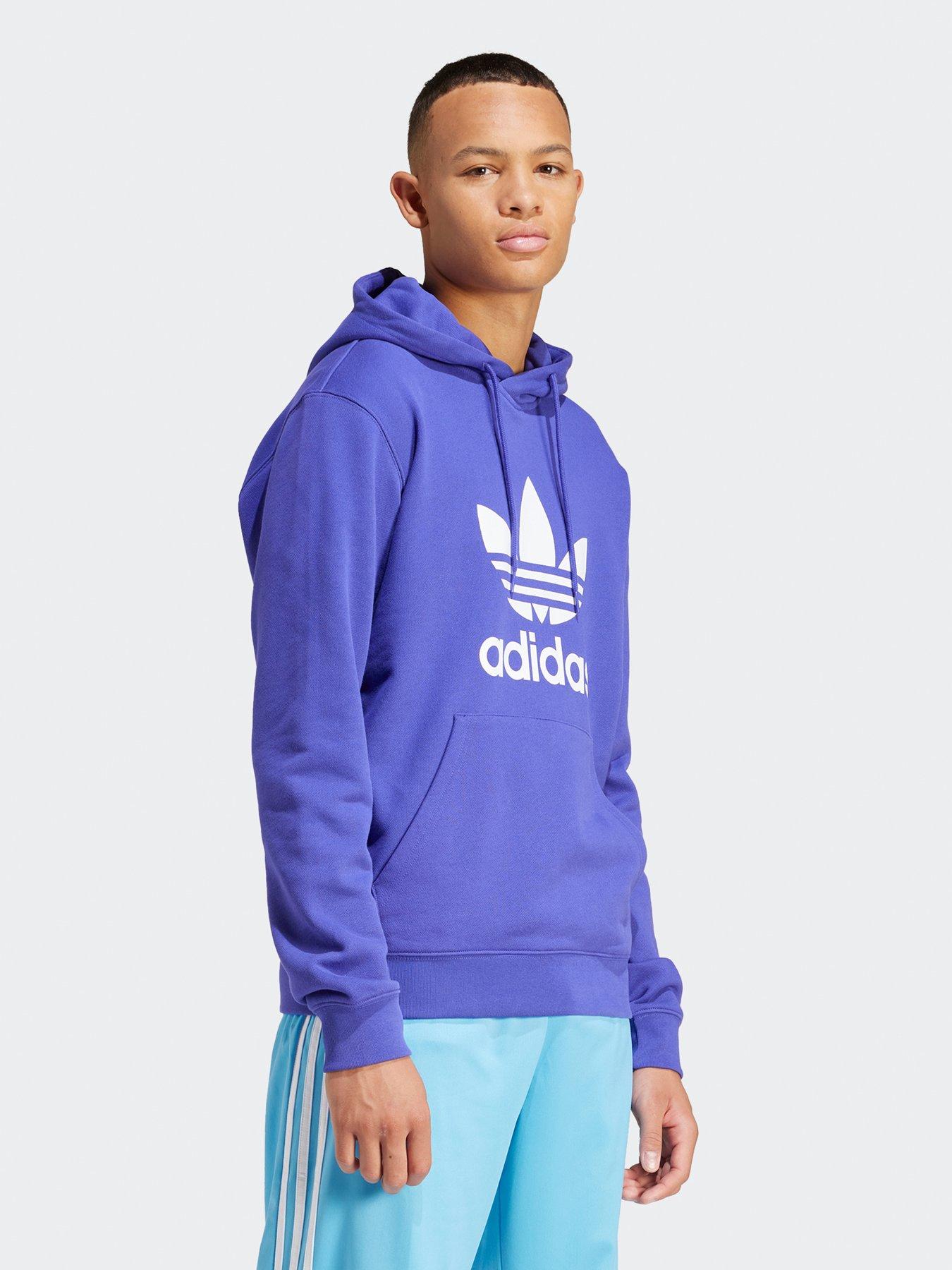 adidas Originals Mens Trefoil Hoody - Navy | Very.co.uk