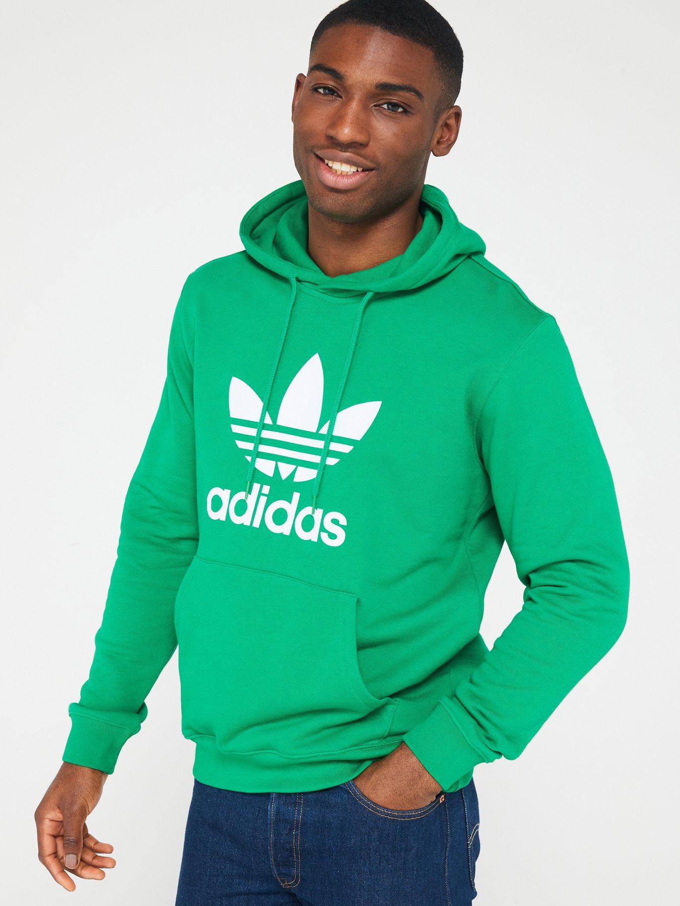 Adidas originals shop hoodie mens green