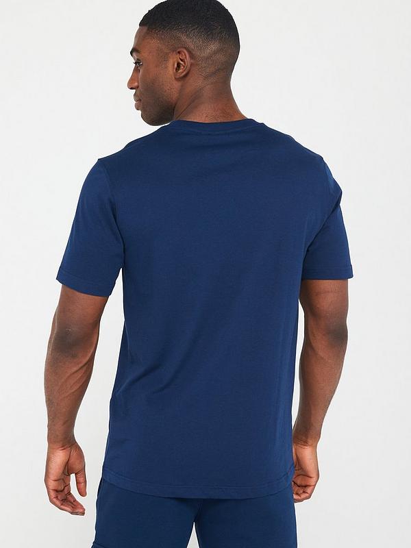 adidas Originals Mens Essential Trefoil T-Shirt - Navy | Very.co.uk