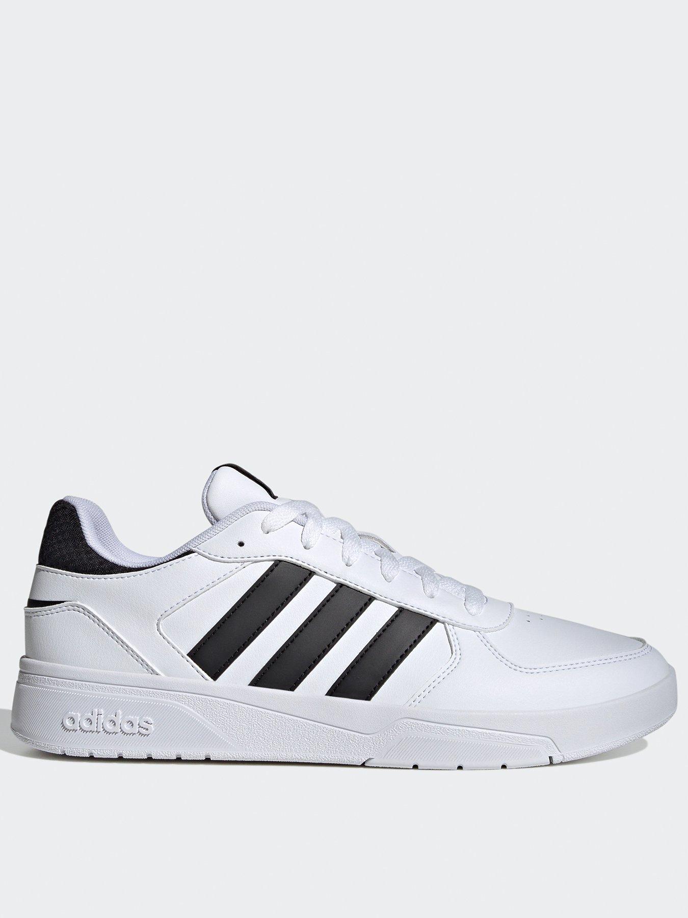 Mens white adidas store trainers sale