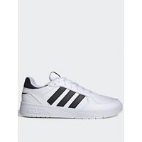 adidas Sportswear Mens Courtbeat Trainers - White/Black | very.co.uk