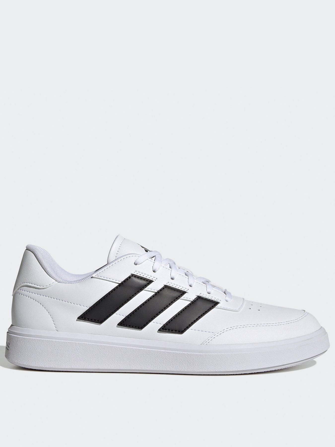 Black and white mens trainers online