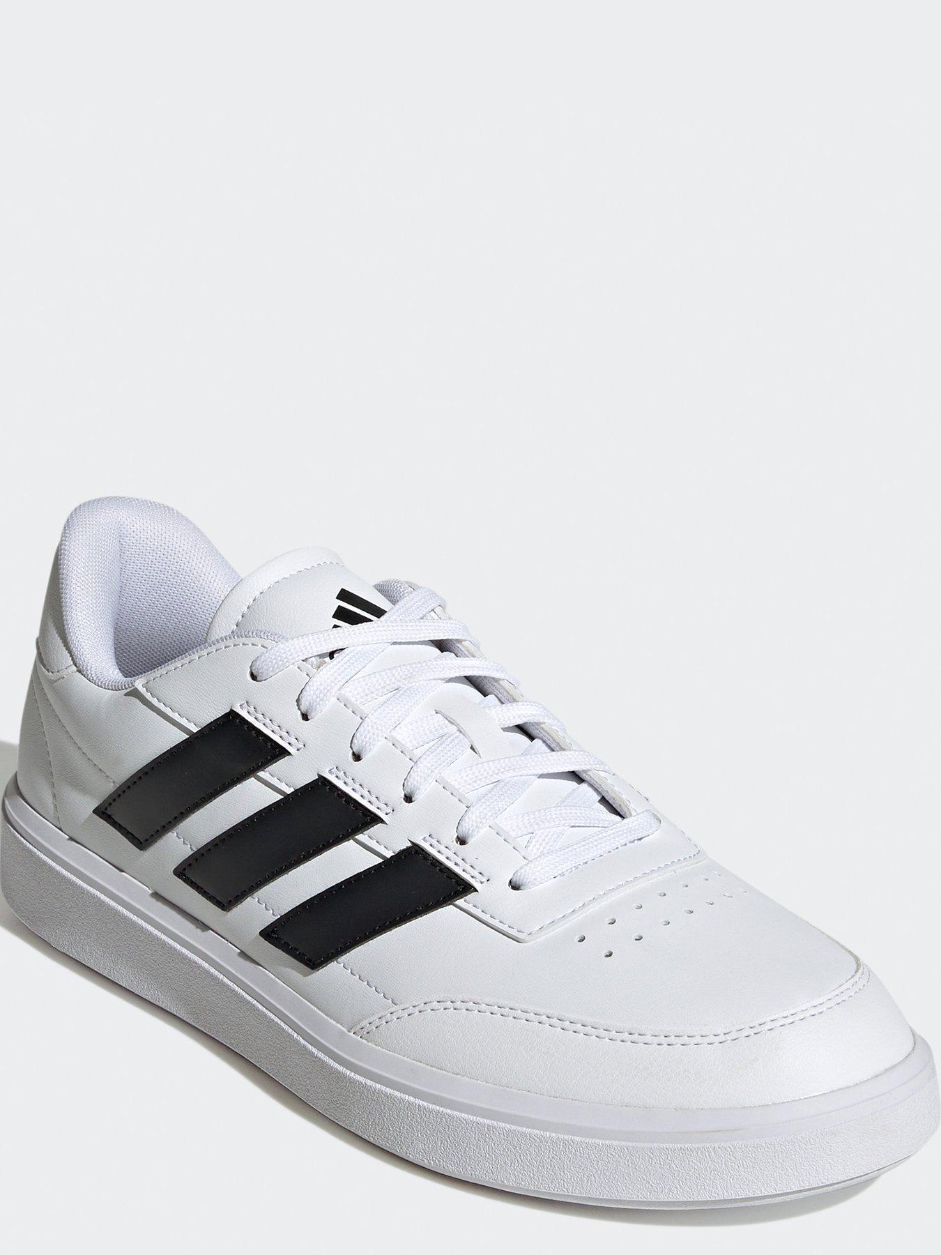 adidas Sportswear Mens Courtblock Trainers White Black Very