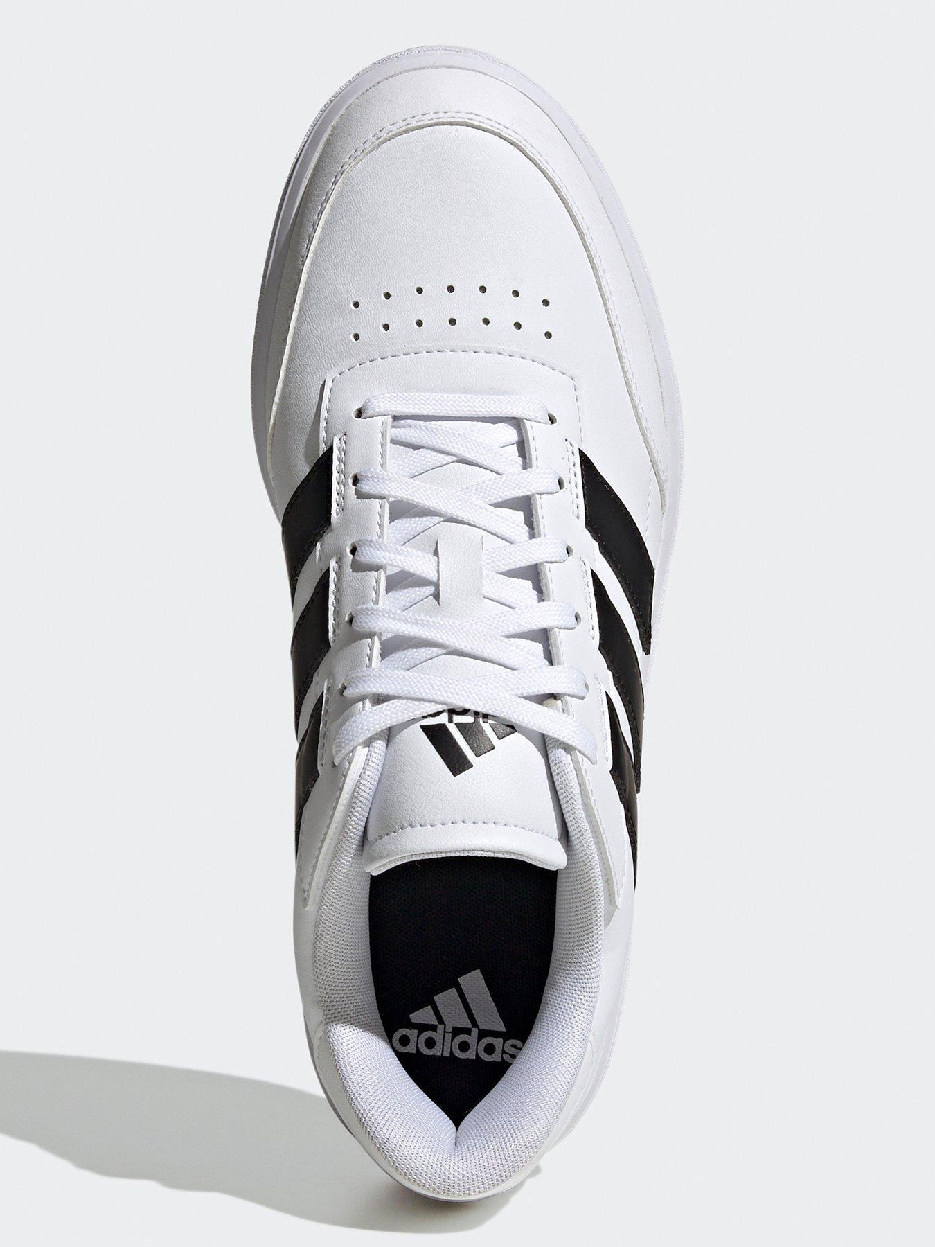 Image 4 of 6 of adidas Sportswear Mens Courtblock Trainers - White/Black