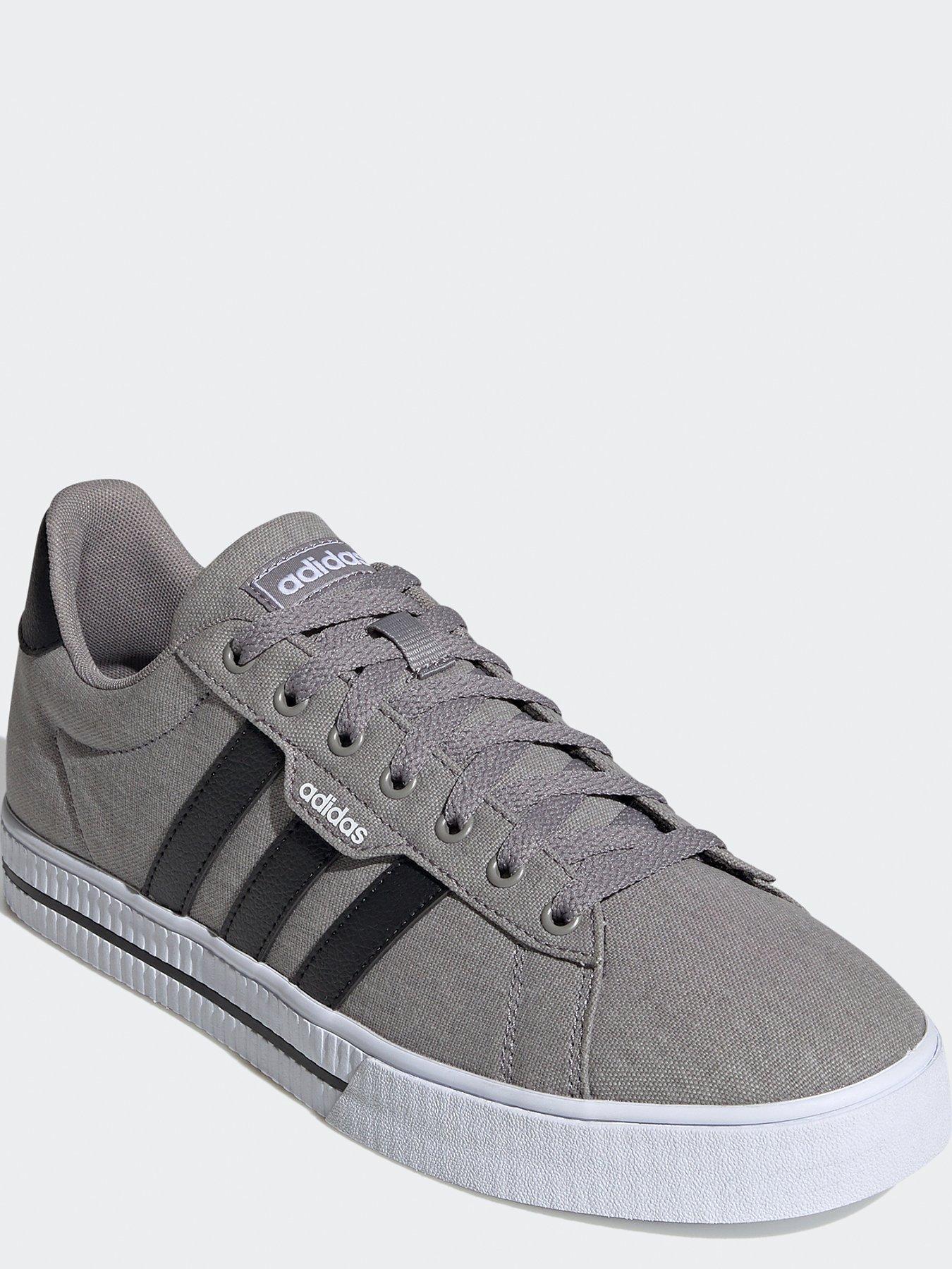 adidas Sportswear Mens Canvas Daily 3.0 Trainers Grey Black