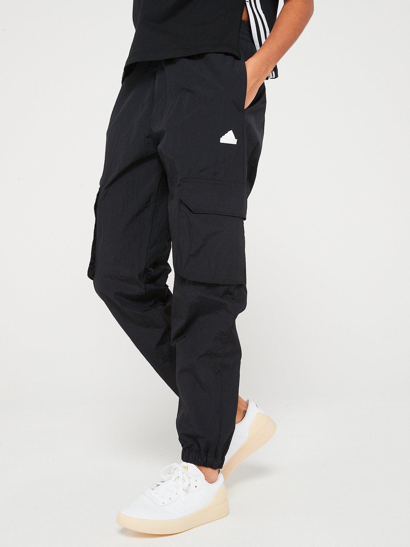 Black women's sports trousers with 3 stripes and logo - ADIDAS ORIGINALS -  Pavidas