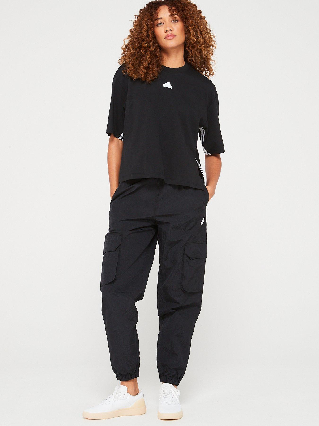 Adidas black cargo sales pants