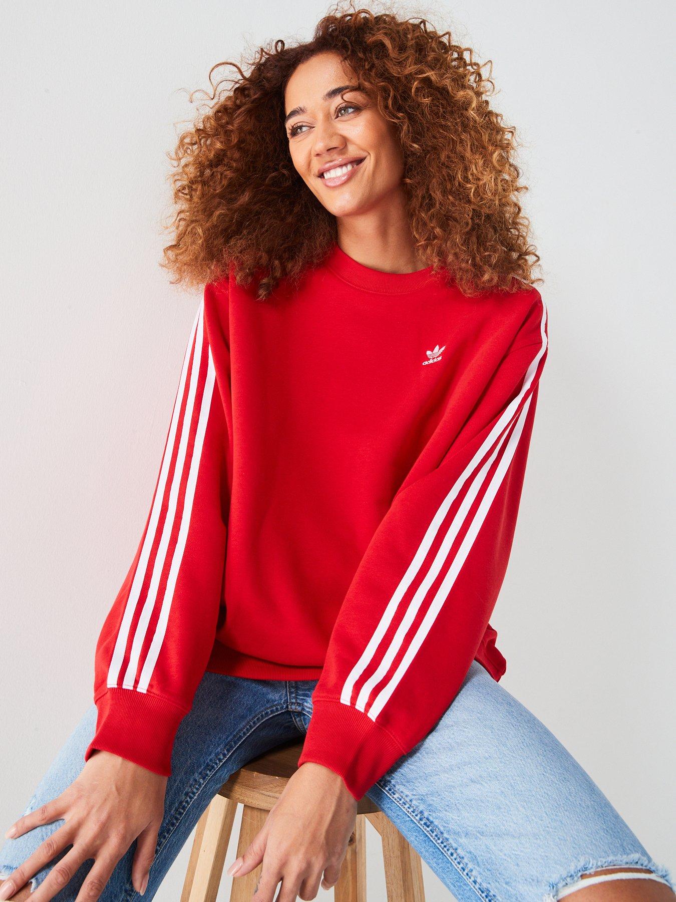 All red adidas womens online