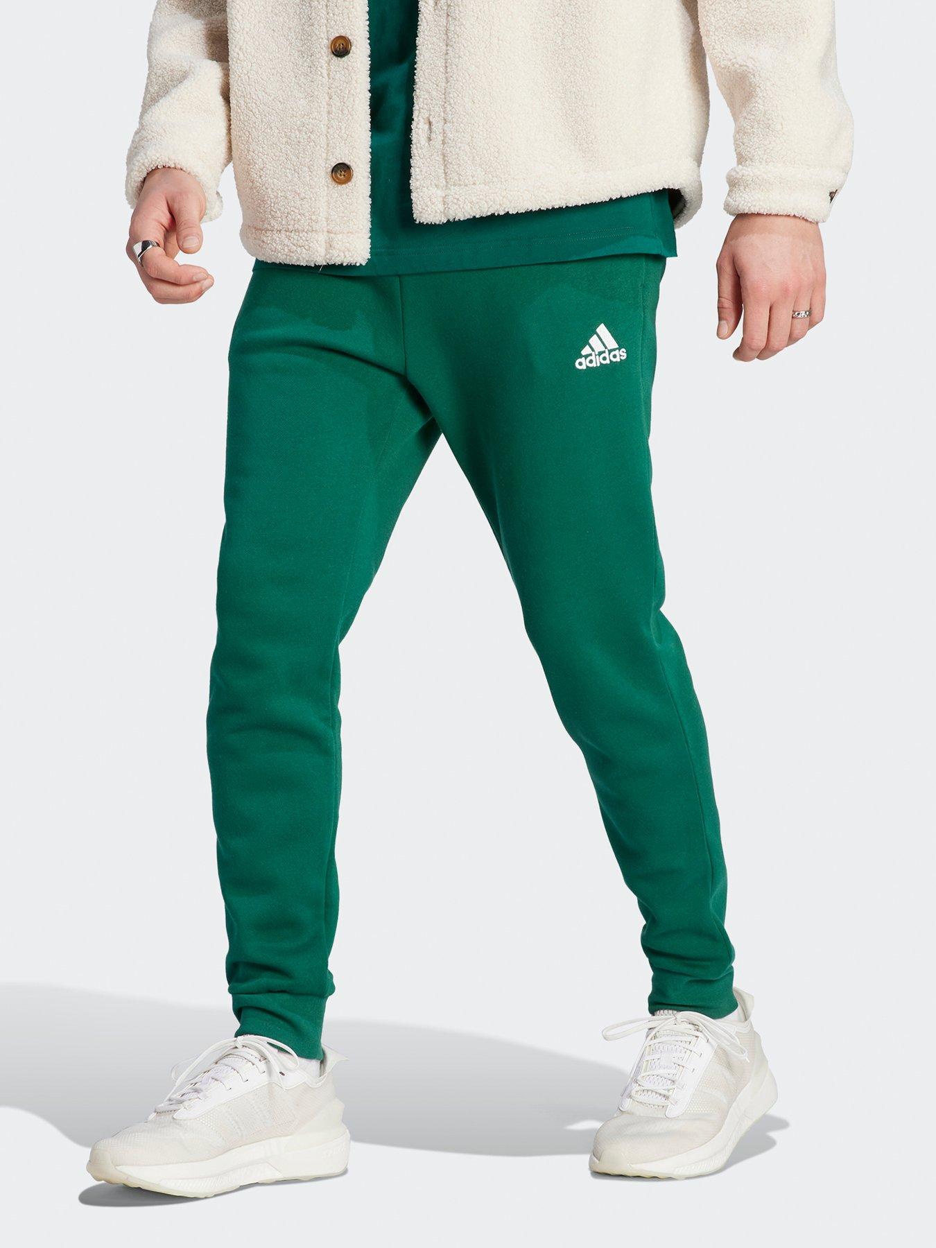 Green jogging bottoms hot sale