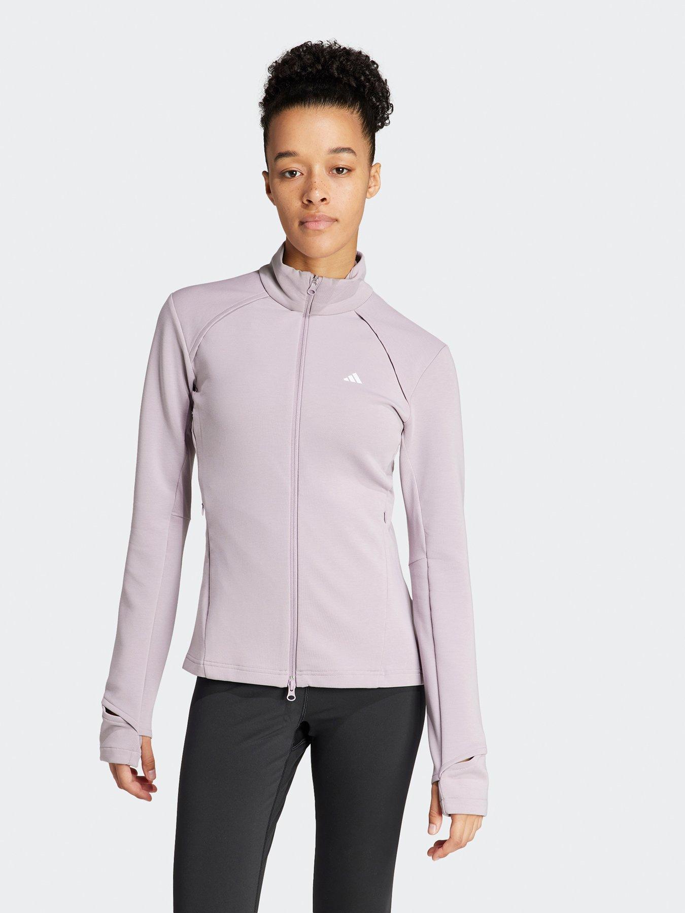 Ladies adidas zip top hotsell