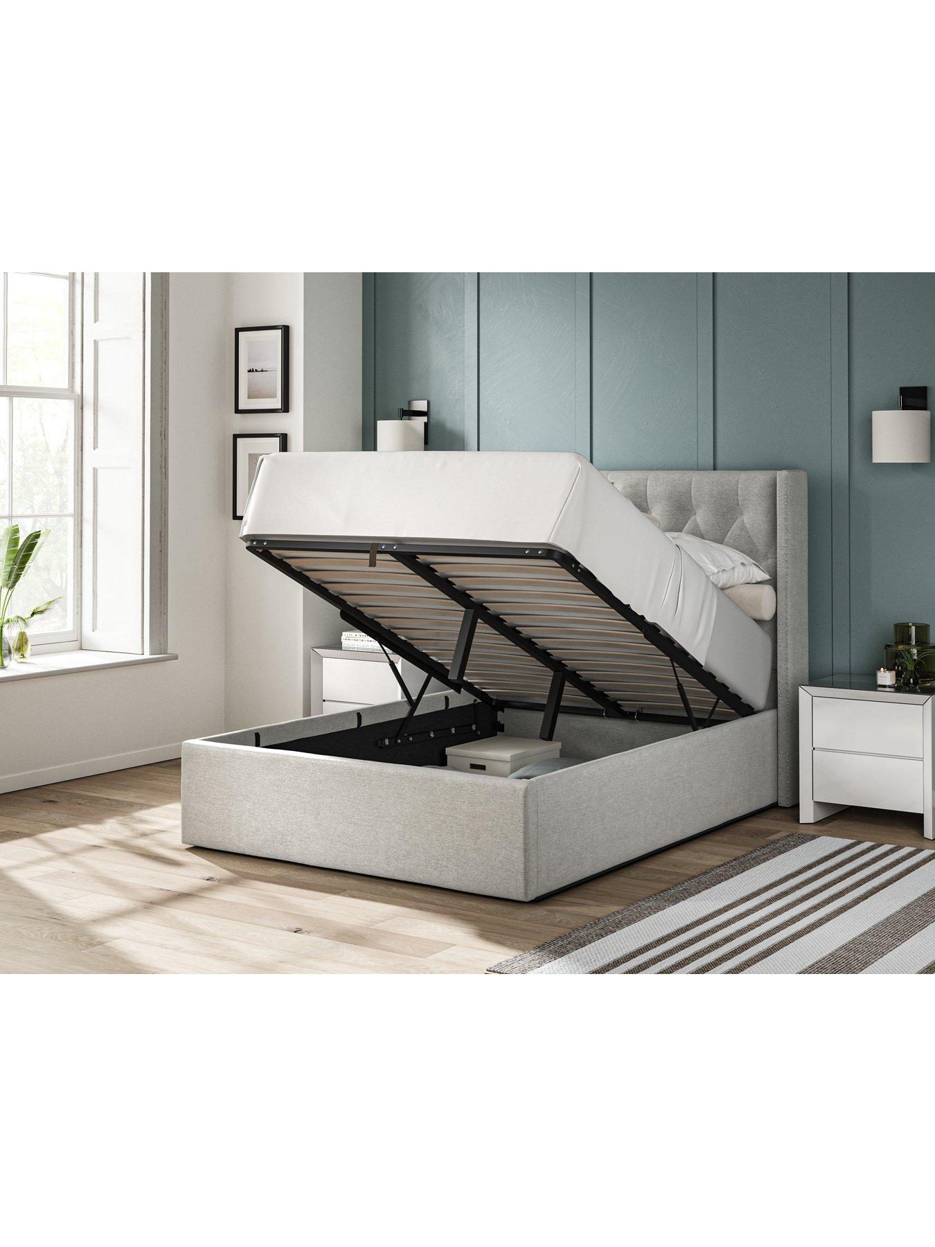 Product photograph of K-interiors Giana Double Ottoman Bed from very.co.uk
