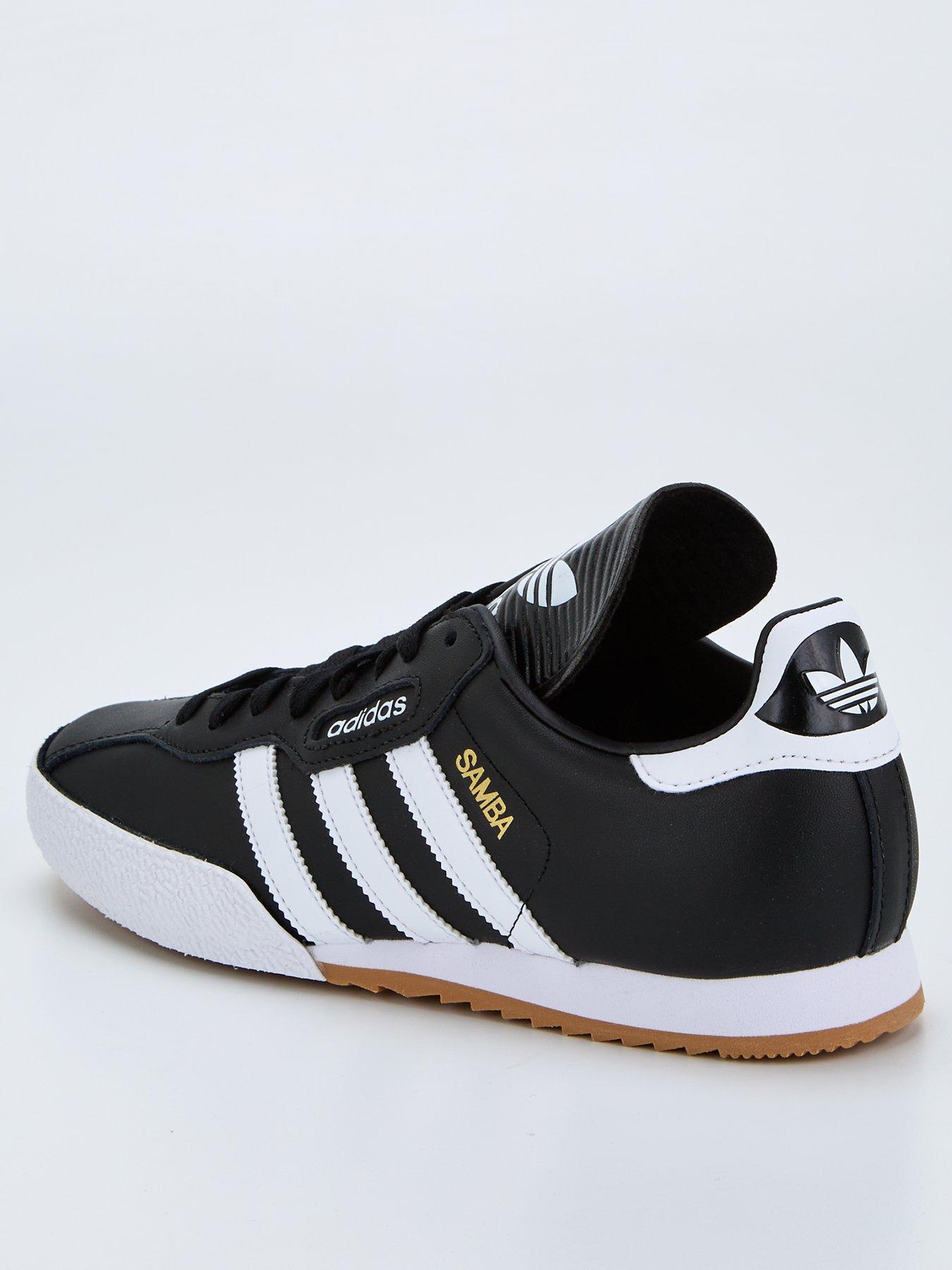 adidas Originals Mens Samba Super Suede Trainers - Black/White | Very