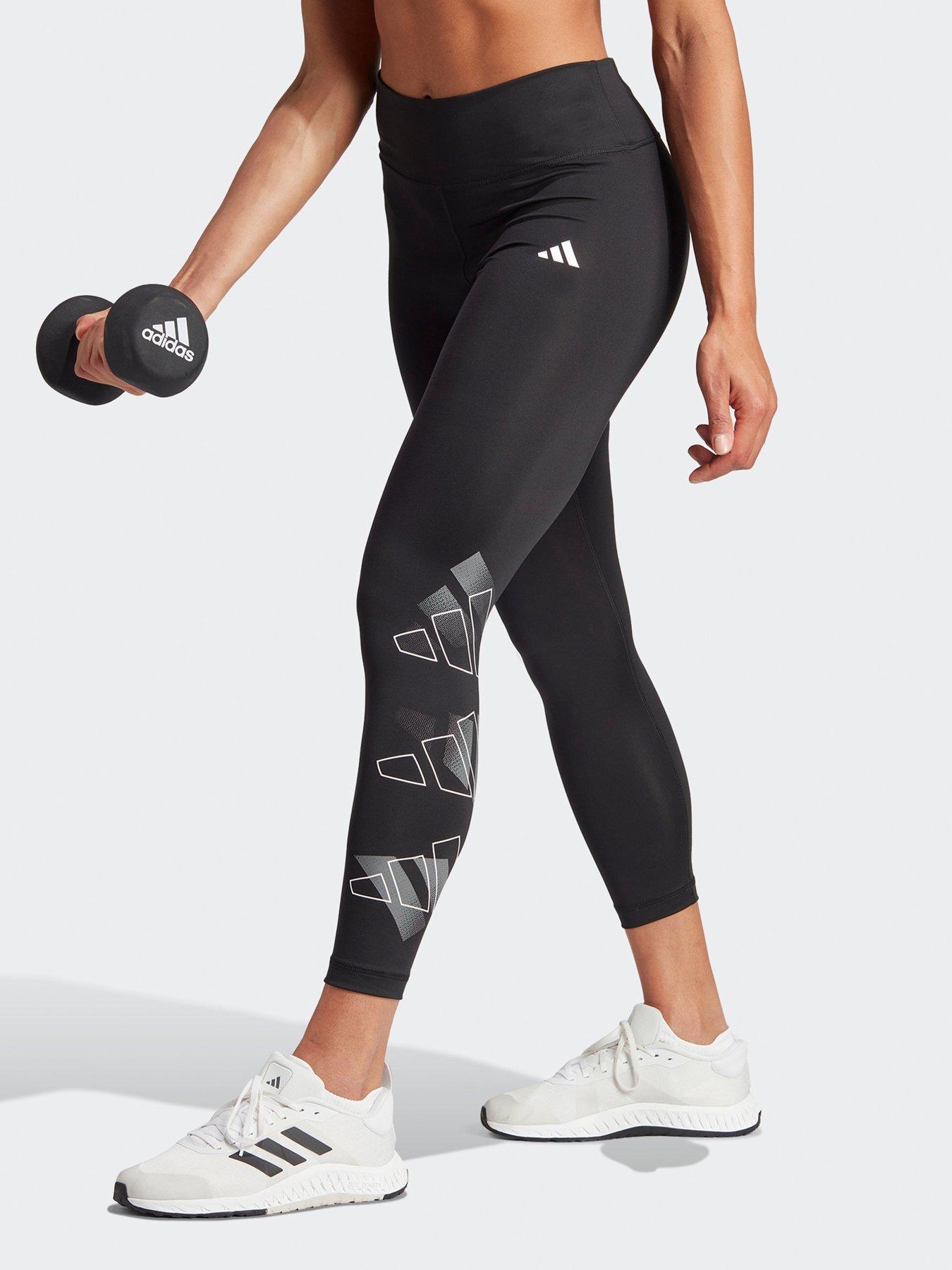 undefined Womens Train Essentials Brand Love 7/8 Tights - Black