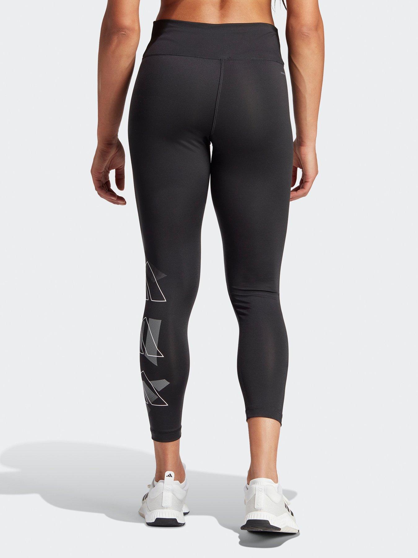 Image 2 of 5 of adidas Womens Train Essentials Brand Love 7/8 Tights - Black
