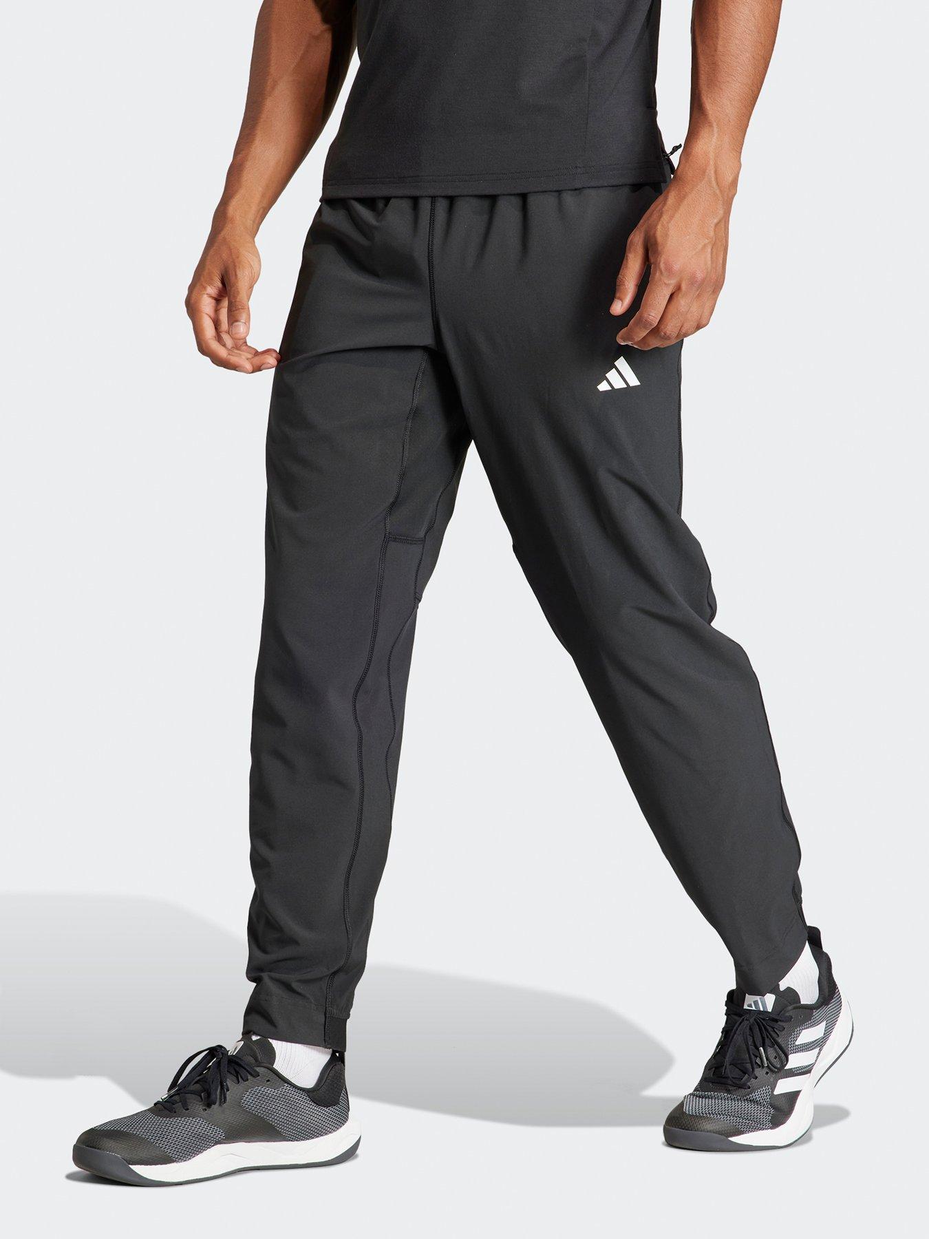 adidas Mens Train Essentials Woven Pants - Black