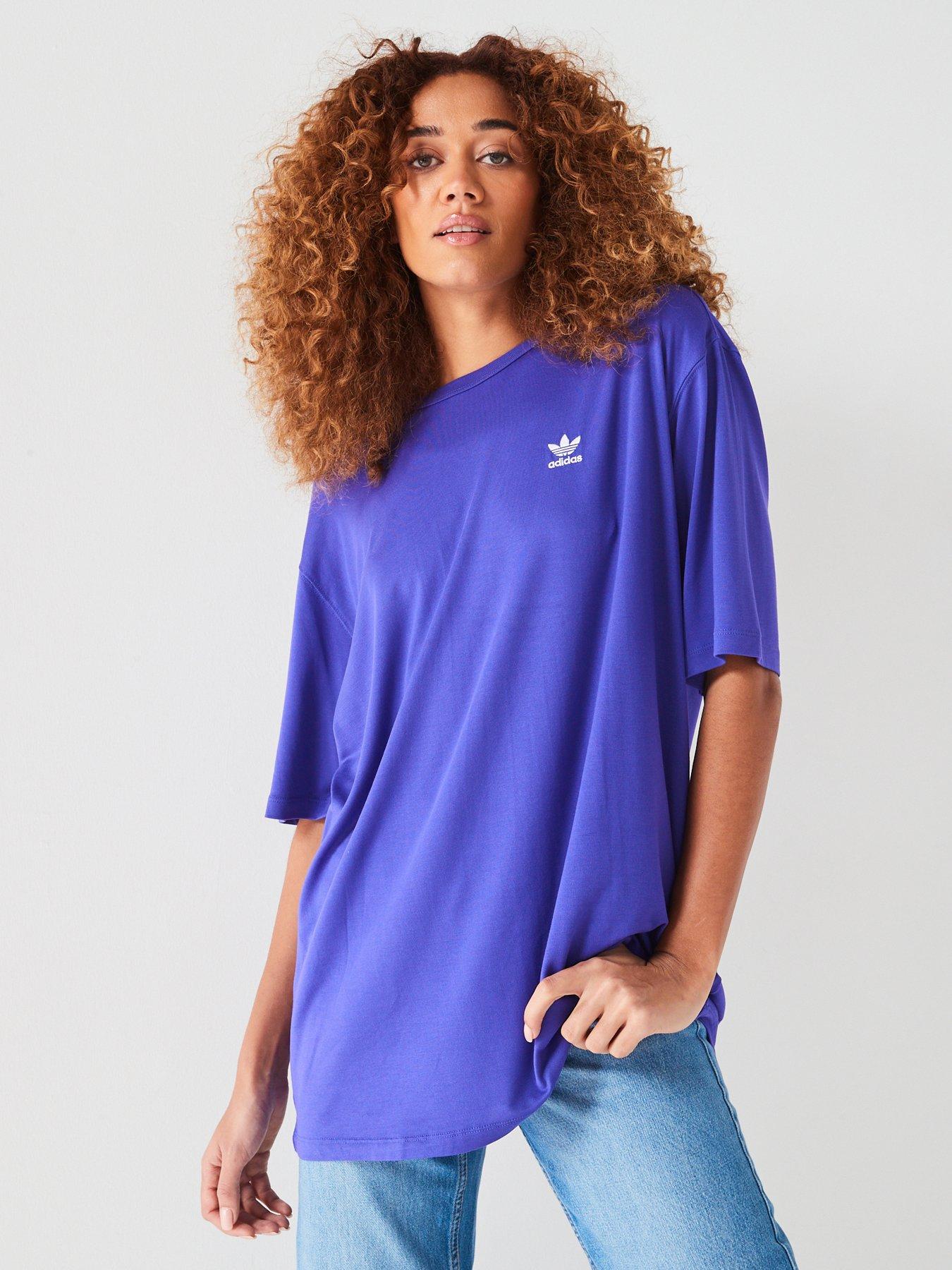 Adidas trefoil clearance tee womens