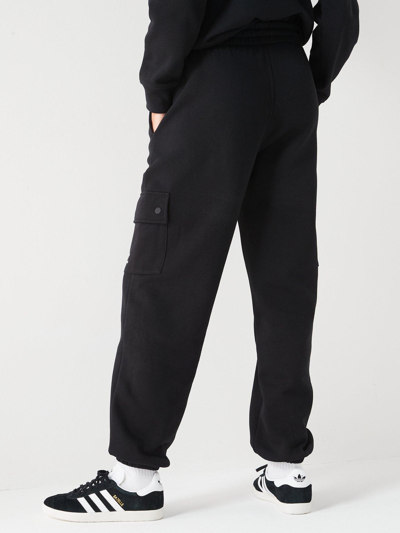 Womens Cargo Jogger Black