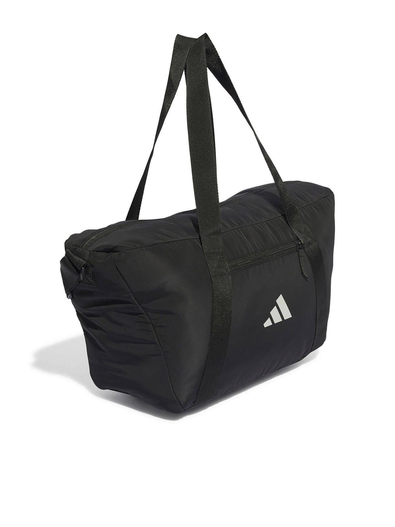 Adidas Yoga Gym Duffle Grocery Fitness Bag Tote 10 Handle Straps  Black/Purple