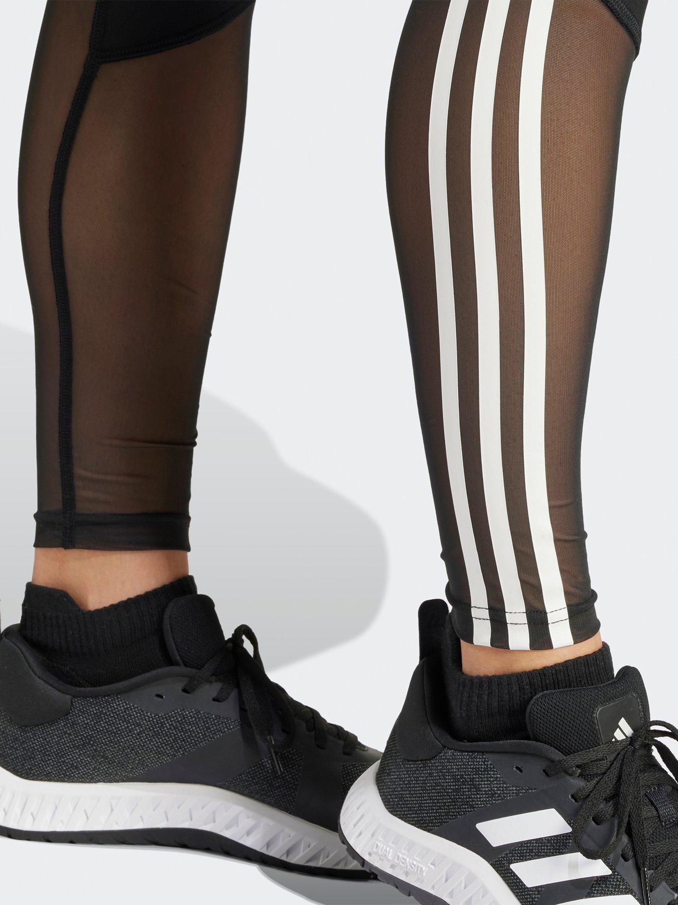 Adidas black and white tights shop
