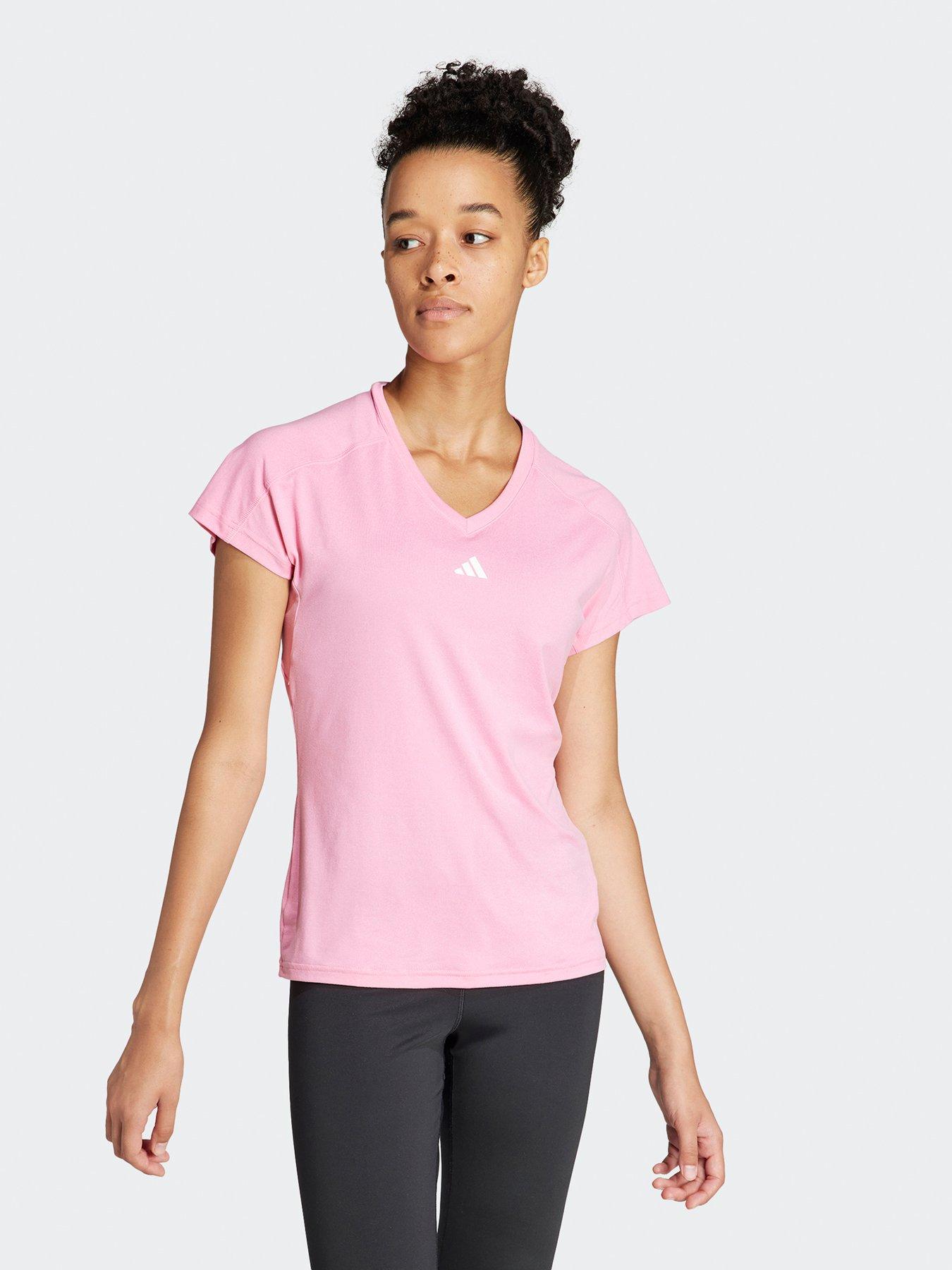 Image 1 of 5 of adidas Womens Train Essentials Tee - Pink