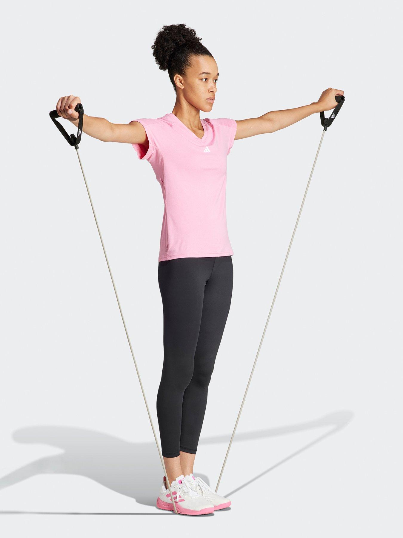Image 3 of 5 of adidas Womens Train Essentials Tee - Pink