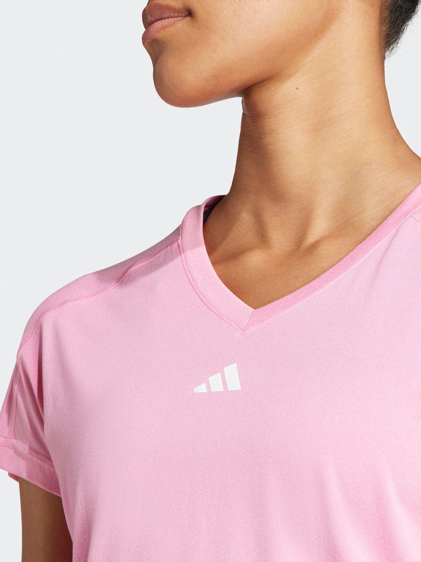 Image 4 of 5 of adidas Womens Train Essentials Tee - Pink