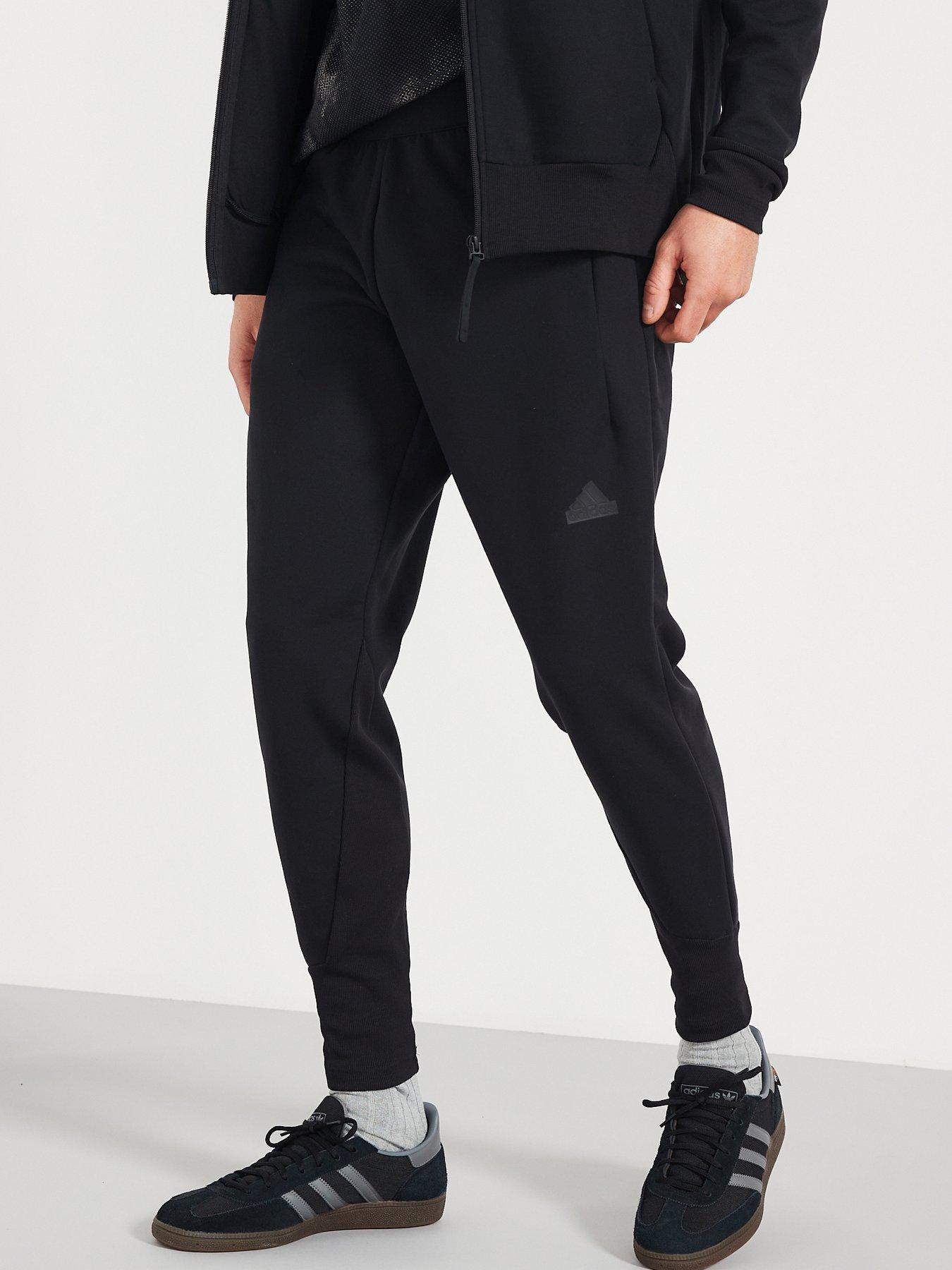 Black adidas online joggers