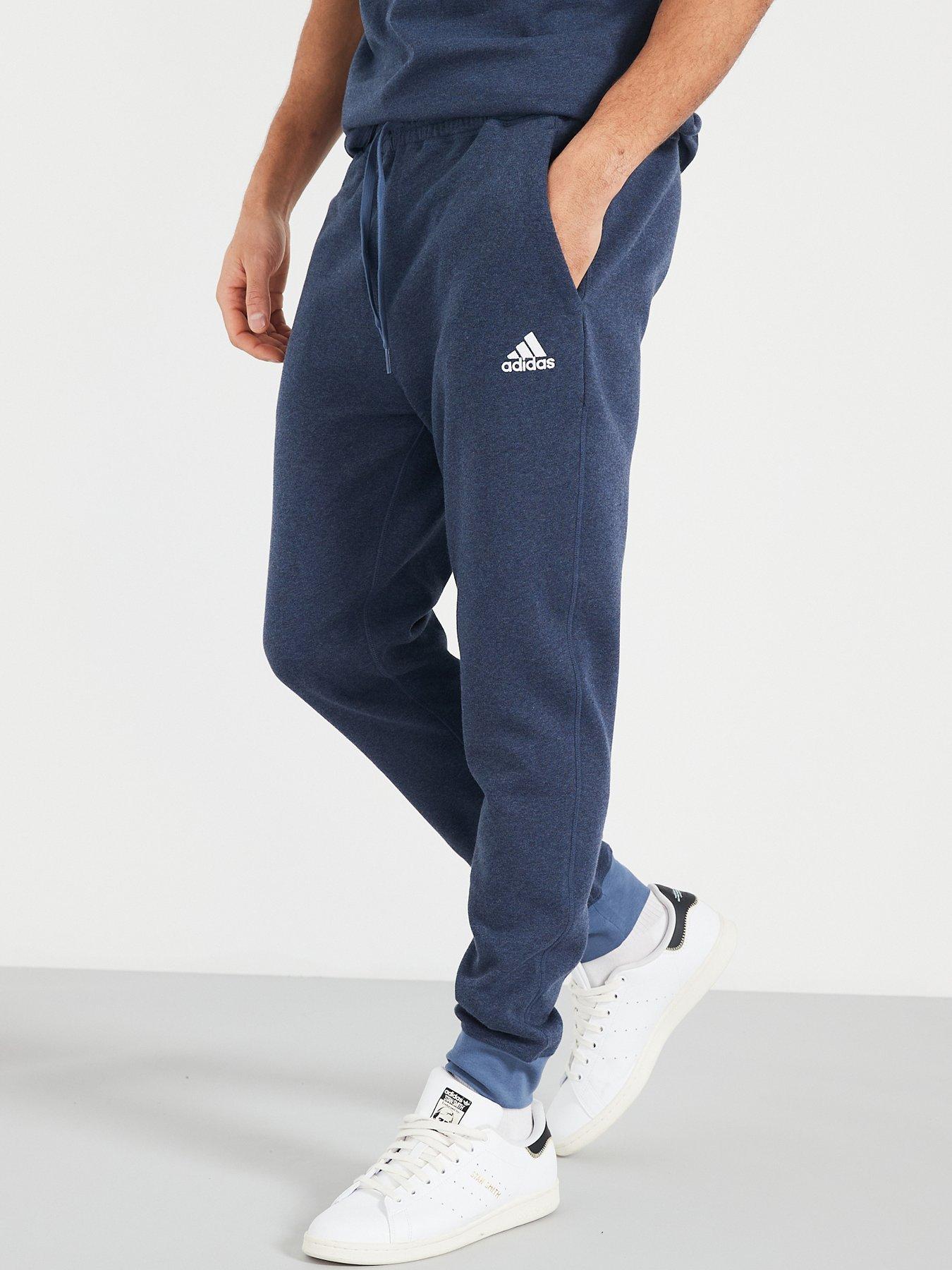 adidas Sportswear Mens Essentials Melange Joggers Navy very