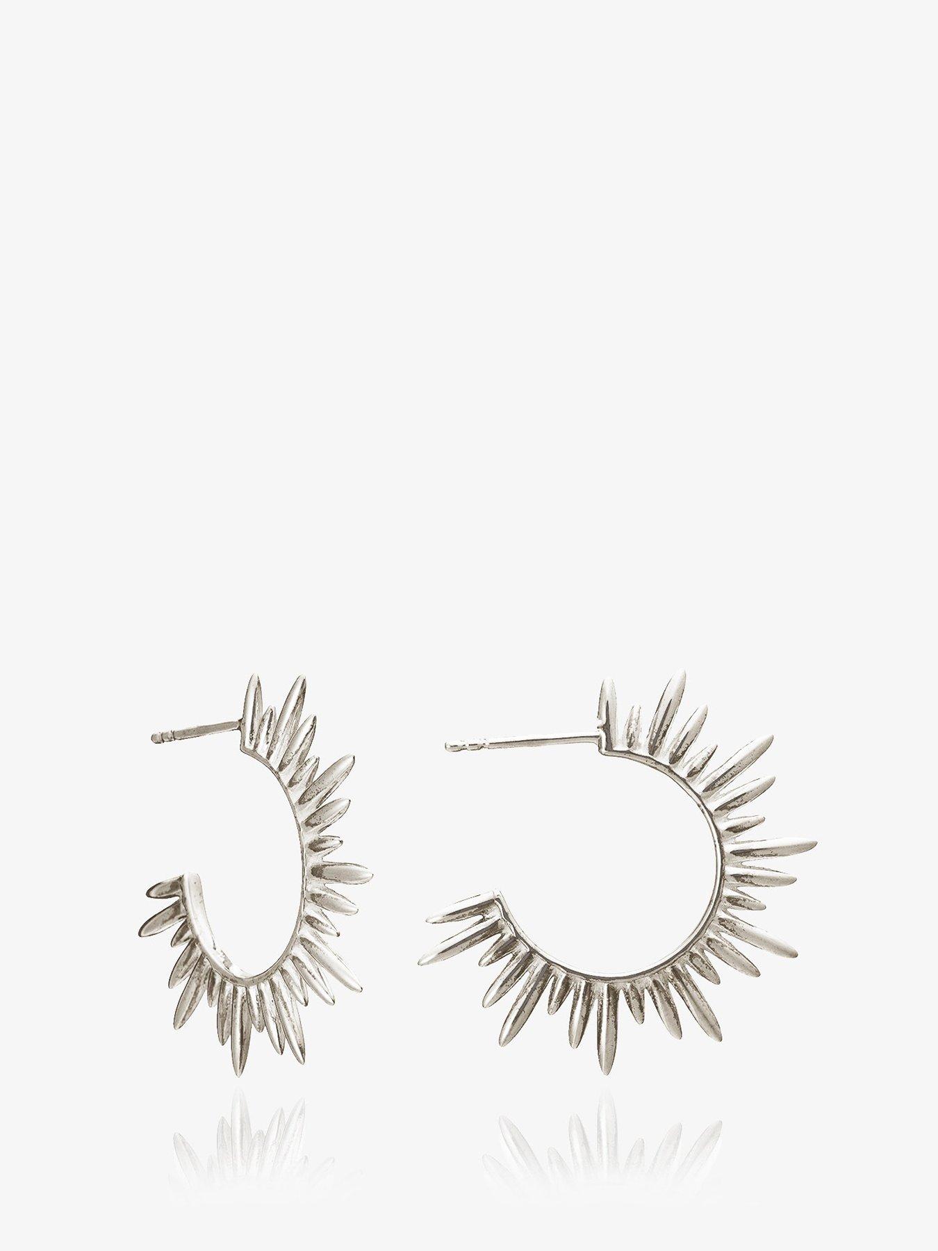undefined Electric Goddess Medium Hoop Earrings