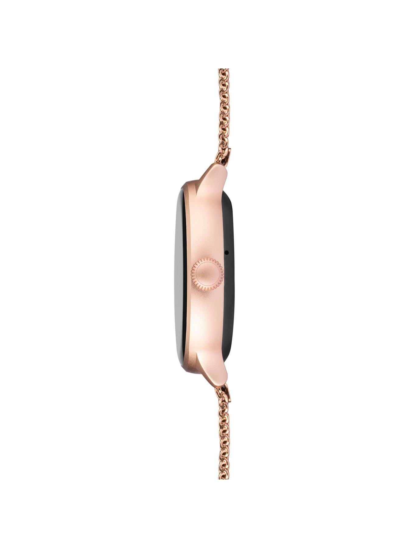 Image 4 of 7 of Sekonda Womens Connect Rose Gold Stainless Steel Mesh Bracelet Smartwatch