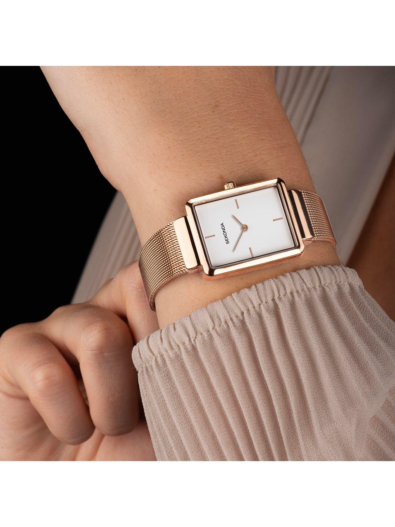 Rosefield boxy clearance rose gold