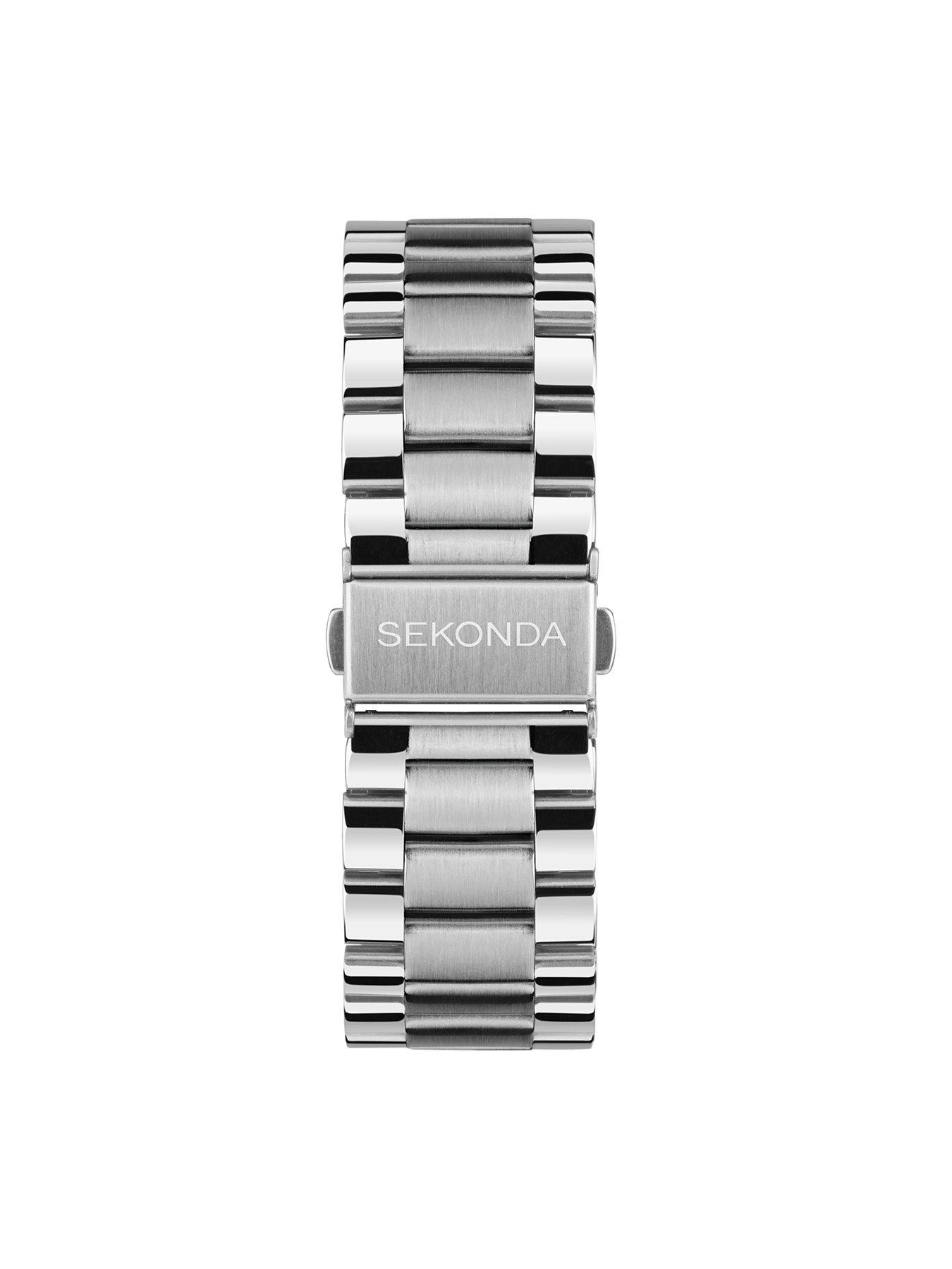 Image 5 of 6 of Sekonda Mens Active Plus Silver Stainless Steel Bracelet Smartwatch