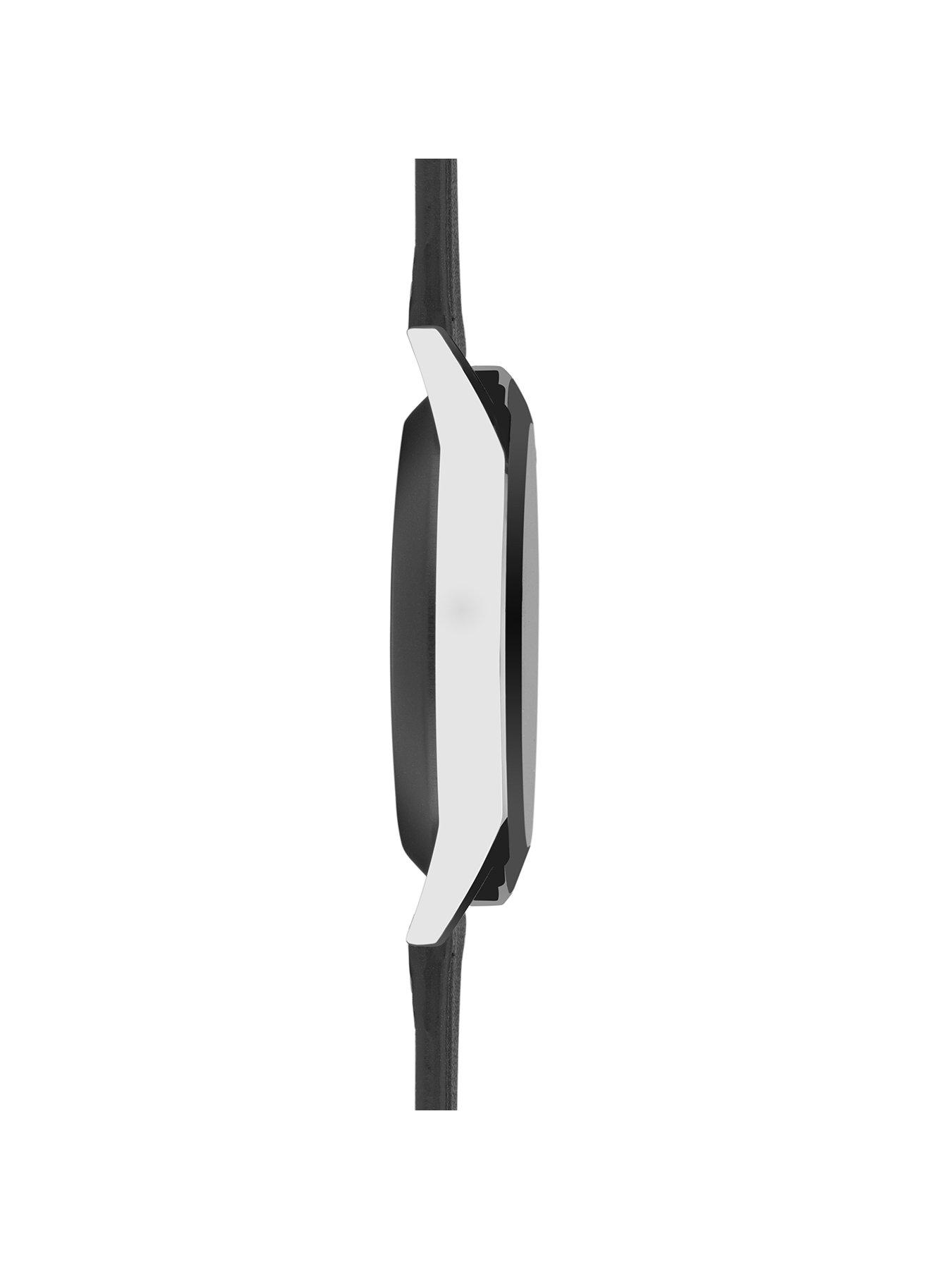 Image 5 of 7 of Sekonda Mens Active Plus Black Leather Strap Smartwatch