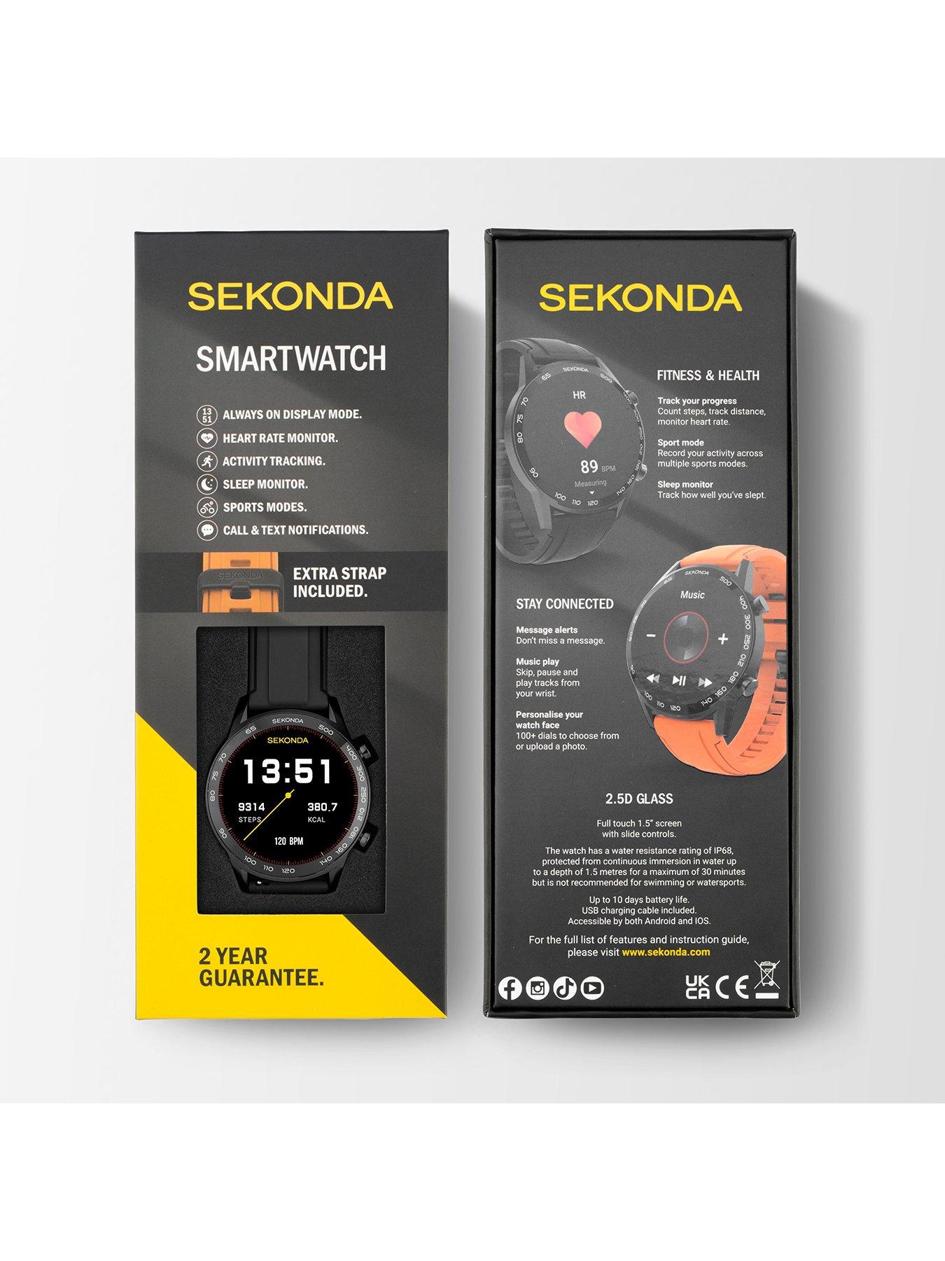 Sekonda hot sale orange watch