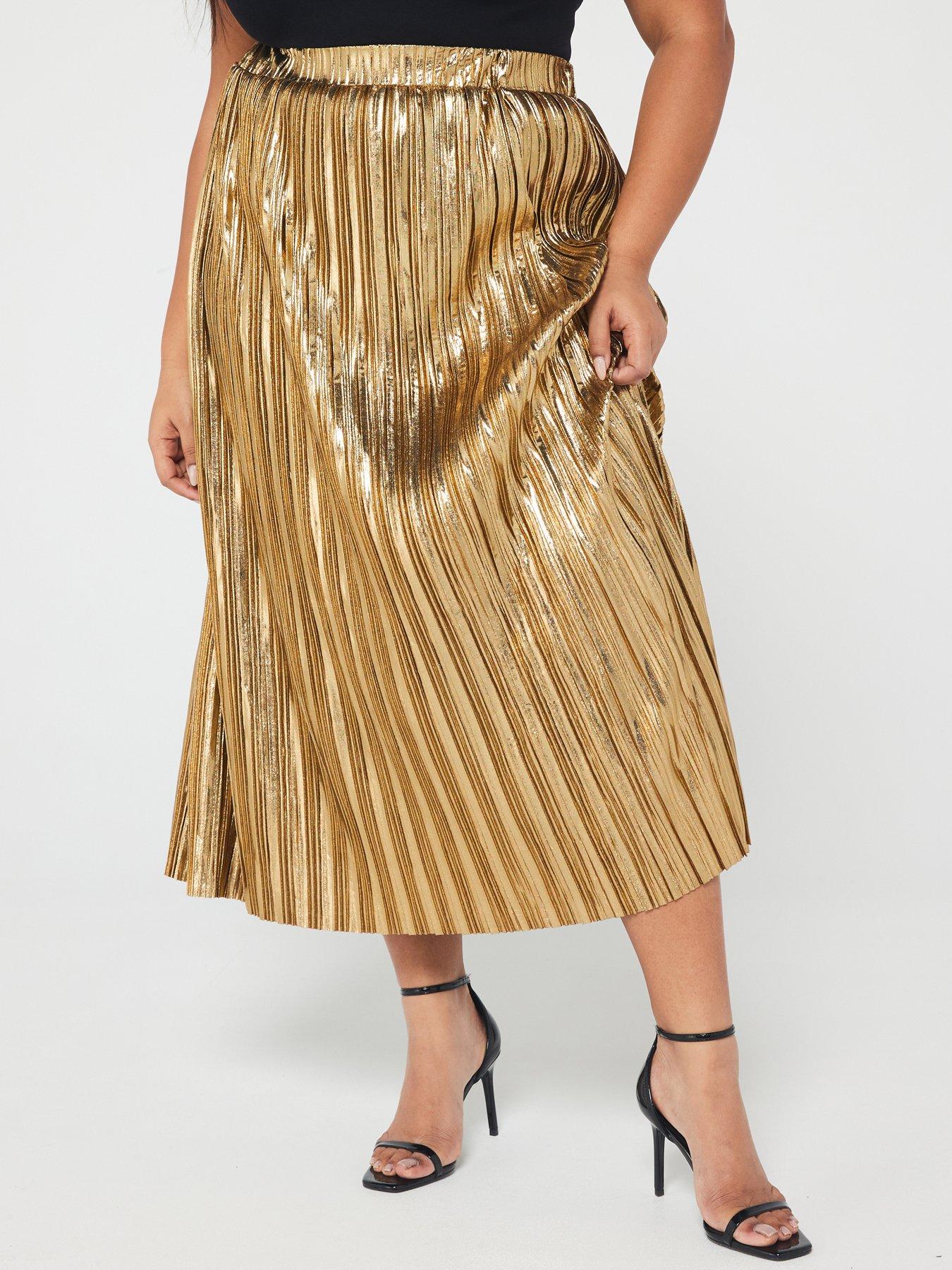 Gold skirt hotsell for sale