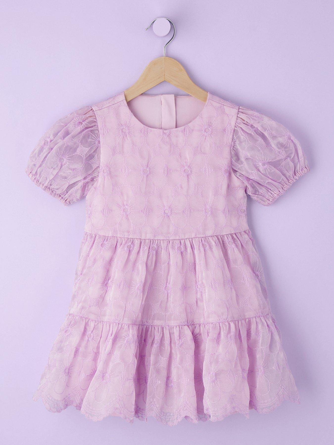 Image 1 of 4 of Eve and Milo Pink Organza Dress