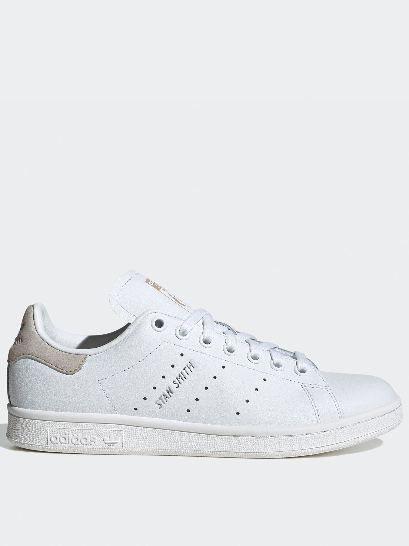 adidas Originals Womens Stan Smith Trainers White Beige very