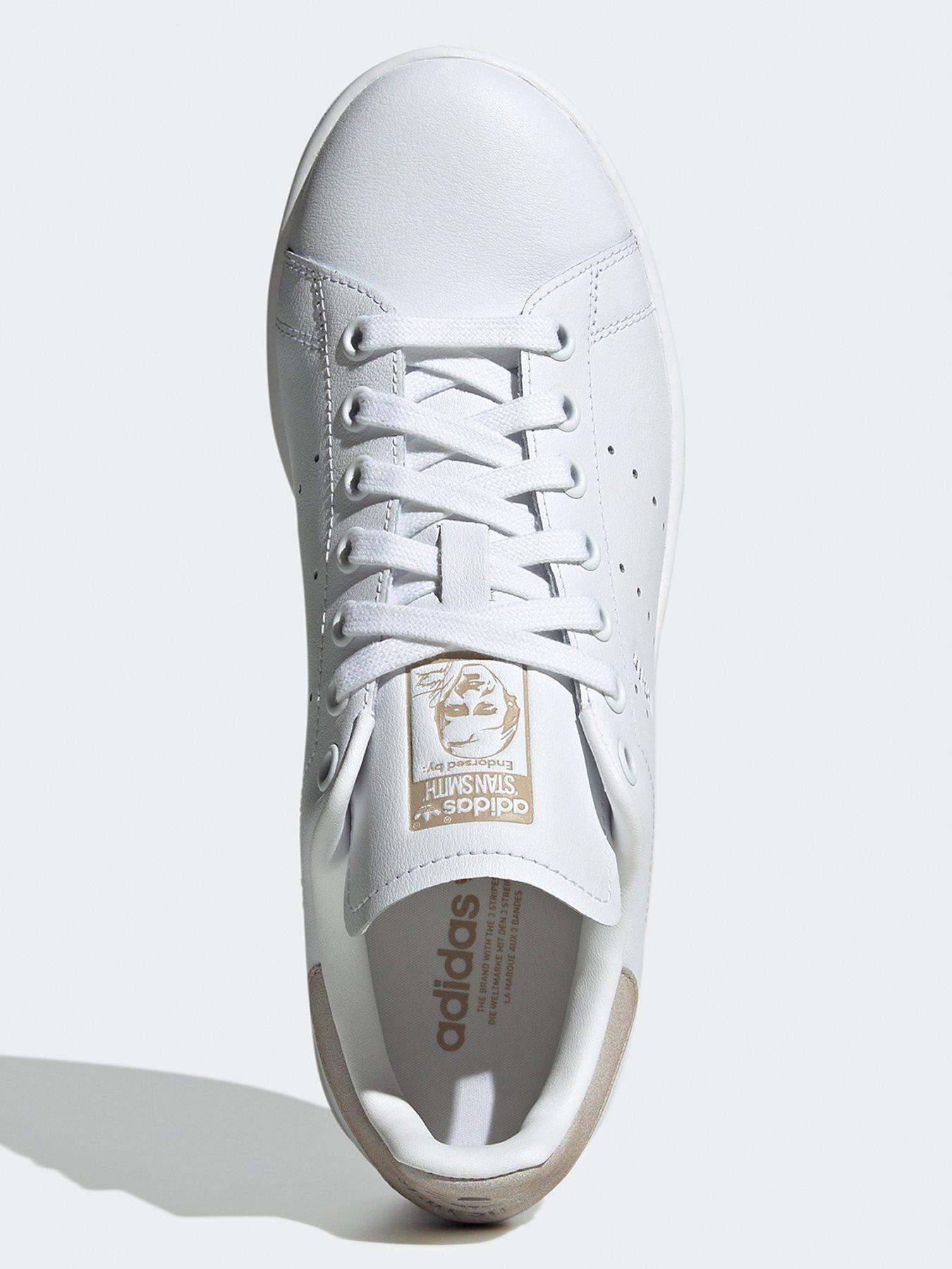 Womens Stan Smith Trainers White Beige