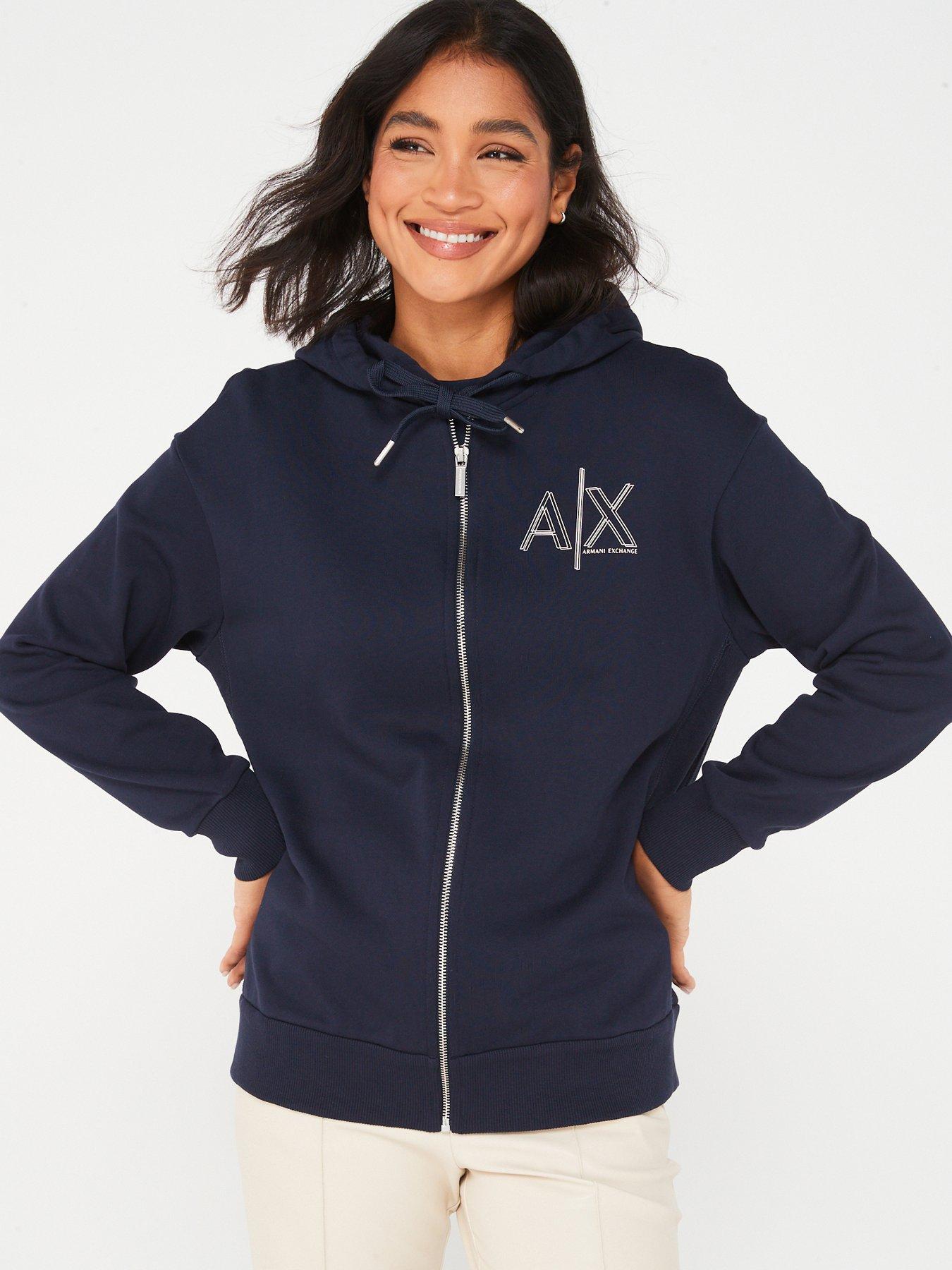 Hoodies Sweatshirts Armani Exchange All Offers Women Very