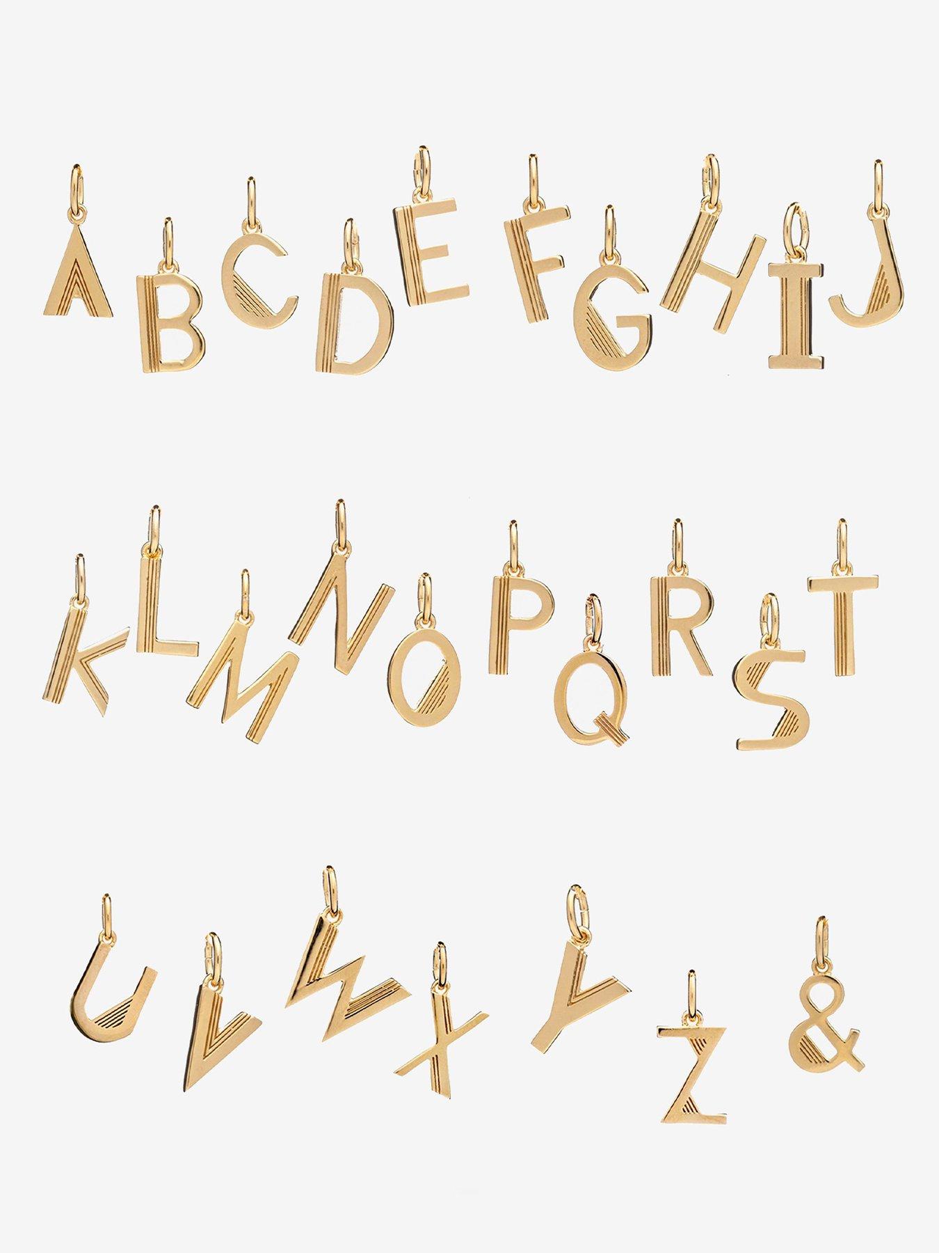 Image 4 of 7 of Rachel Jackson Birthstone Amulet and Initial Necklace Layered Set Silver