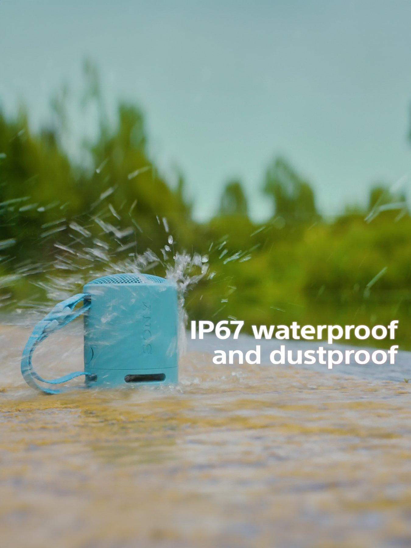 Image 4 of 7 of Sony SRS-XB100 Wireless Bluetooth Portable Speaker - Durable IP67 Waterproof &amp; Dustproof, 16-Hour Battery - Black