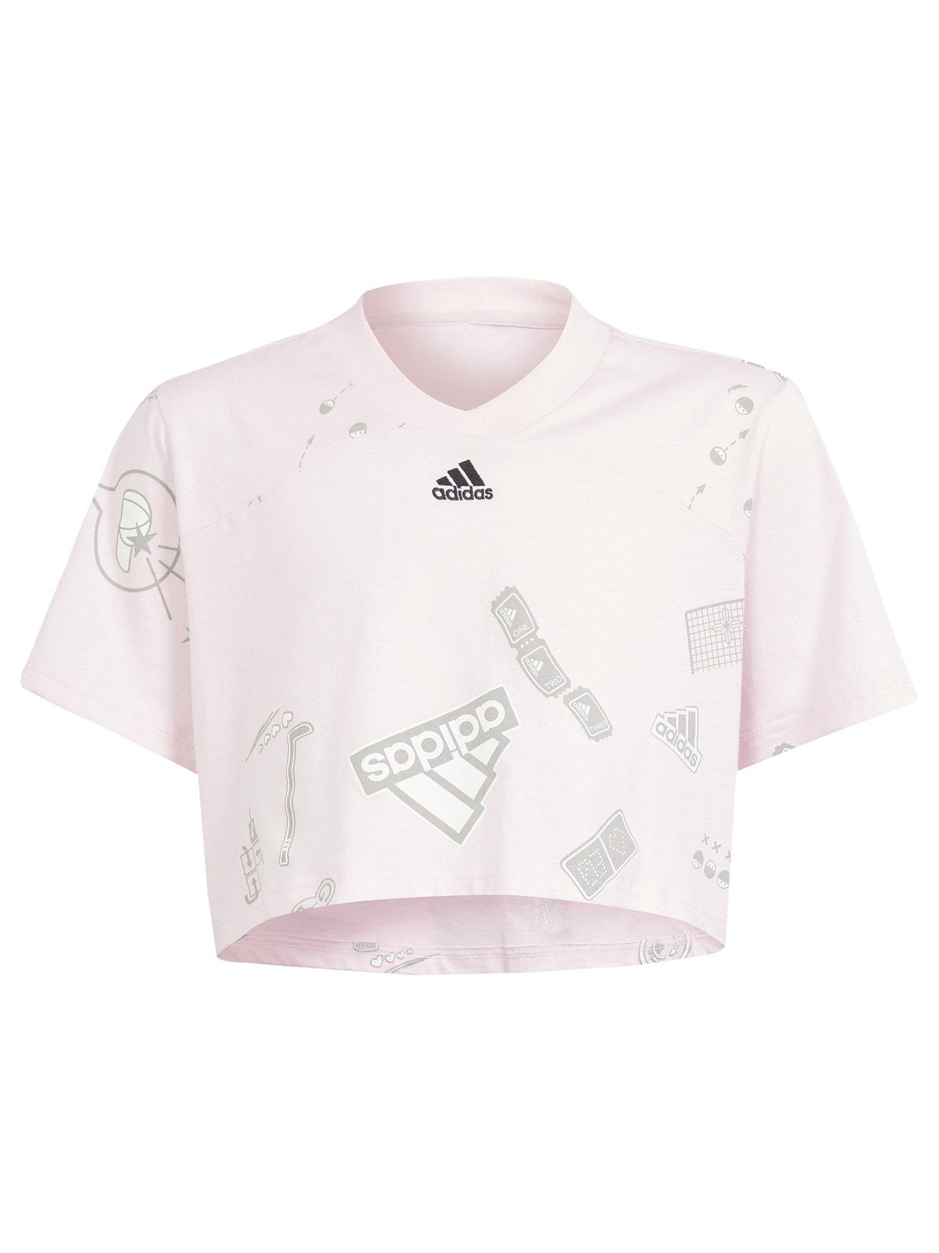 Light pink shop adidas t shirt