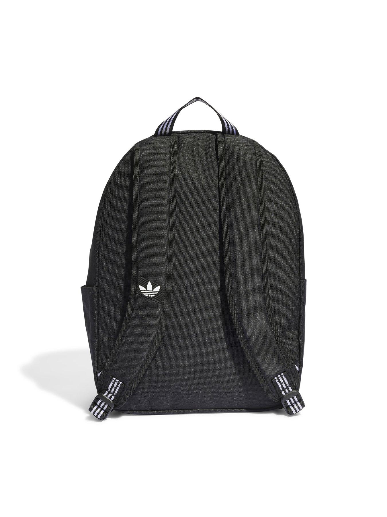 Black and white backpack best sale