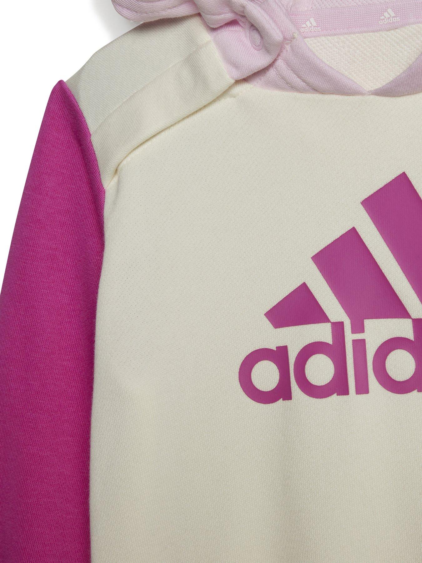 Image 4 of 4 of adidas Sportswear Infant Colorblock Tracksuit - Pink